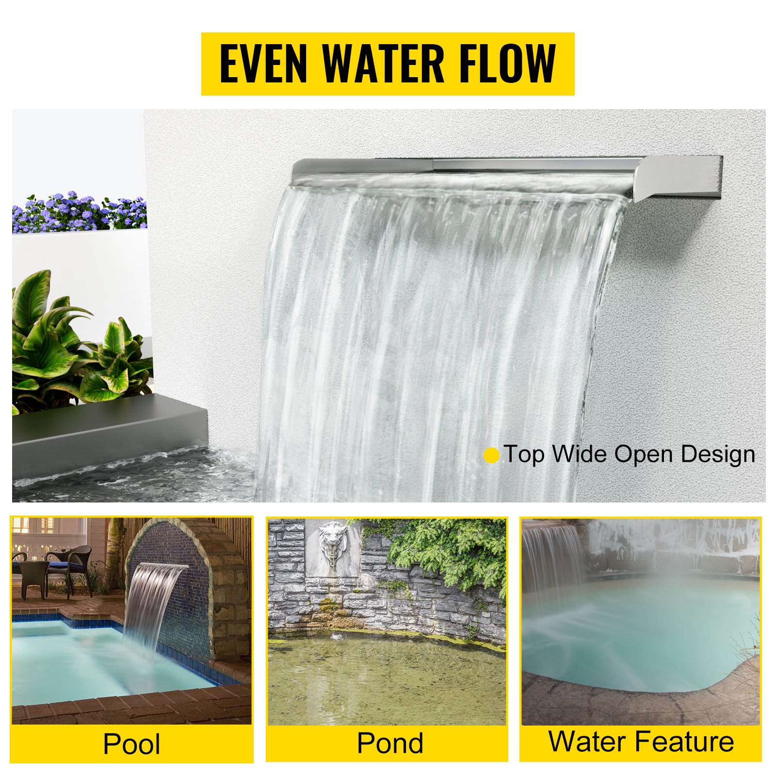 VEVOR Fontana Per Piscina A Cascata, Fontana Per Piscina Rettangolare, Costruita In Acciaio Inossidabile Laghetto Per Cascata, Fontana A Cascata Da Giardino (30x33x8 CM) -OUTSUN Giardino Negozio AAHKMJXYDAFdJAOAIMEbOAchsNwF47gfWWMct1uaXzXJCVIqjjVJLqw cq39v7nX9Ua7tznicmPmi7ugjh58 rjkZSvbx46 9TJeHpE qm YVUSTNaKVtwtmKV Rq1bd94OmL76ScfQ0hMIcQibTbDrE