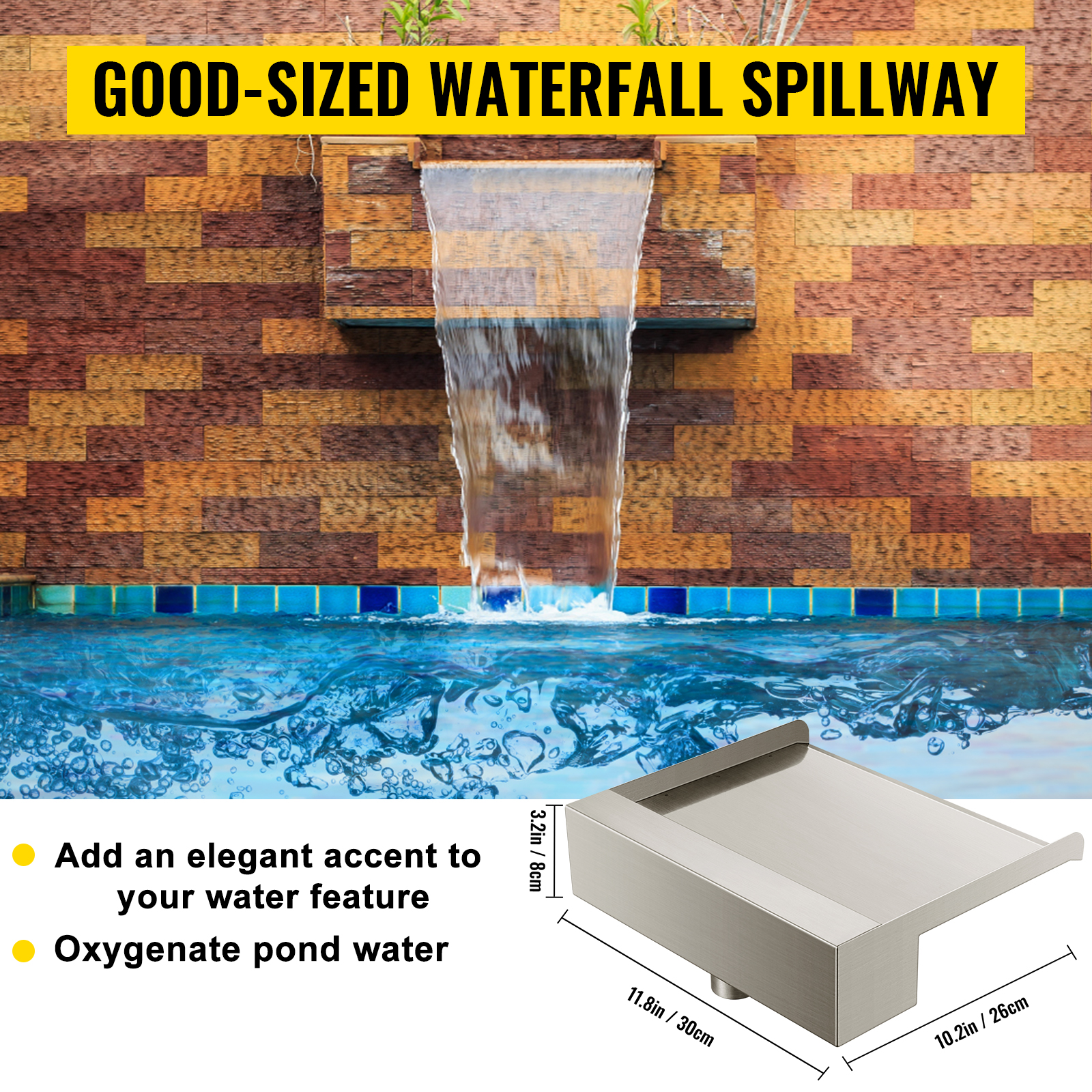 VEVOR Fontana Per Piscina A Cascata, Fontana Per Piscina Rettangolare, Costruita In Acciaio Inossidabile Laghetto Per Cascata, Fontana A Cascata Da Giardino (30x33x8 CM) -OUTSUN Giardino Negozio AAHKMJXYDAFdJAOAIMEbOAchsNwF47gfWWMct1uaXzXJCVIqjjVJLqw cq39v7nX9Ua7tznicmPmi7ugjh58 rjkZSvbx46 9TJeHpE qm YVUSTNaKVtwtmKV Rq1bd94PaesWHkiNdJfBAg40KtegB