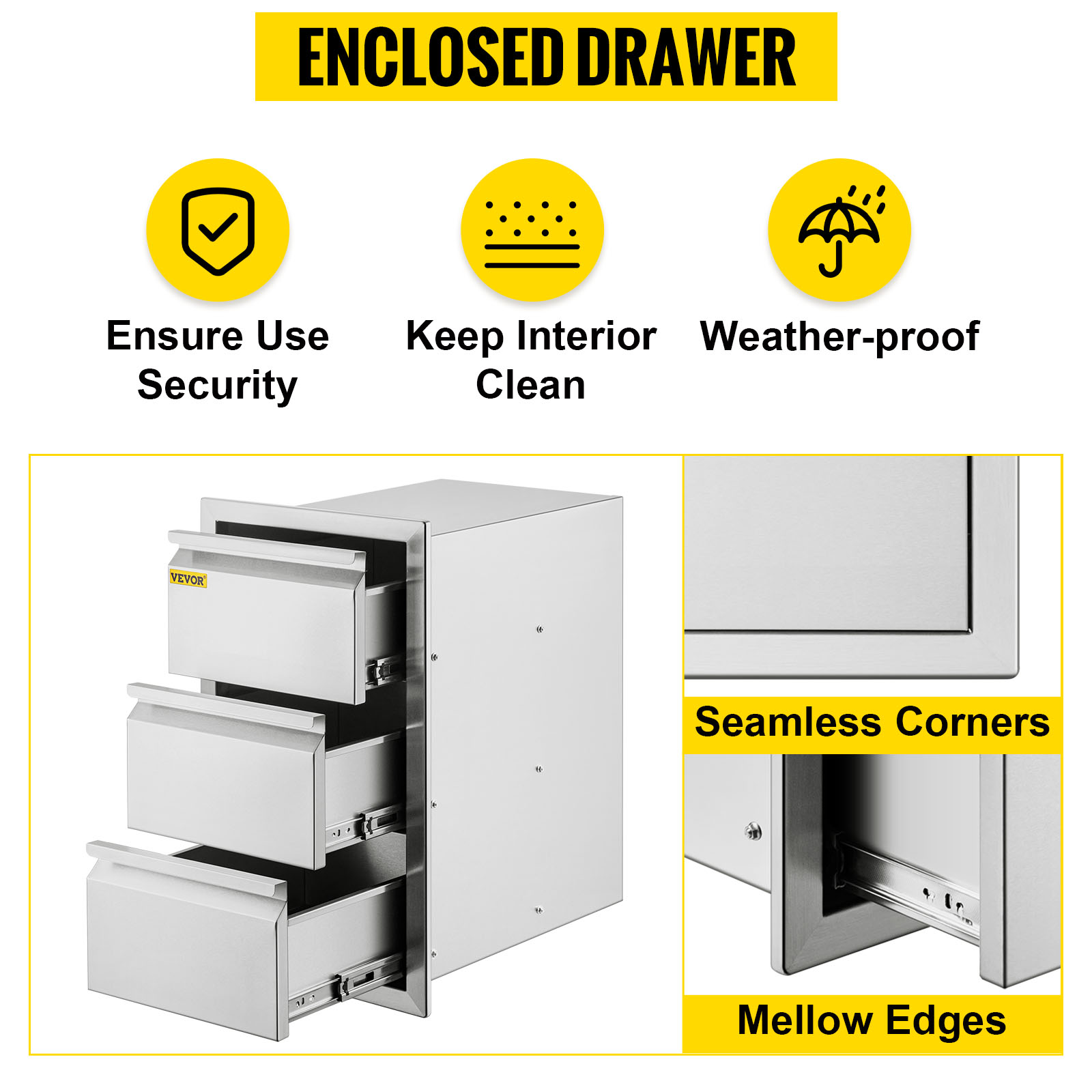 VEVOR Tiroir INOX De Cuisine DeExterieur A 3 Espaces De Tiroirs De Rangement En Acier Inoxydable 49x38x67cm Commode Pour Cuisiner A LExterieur Faire Un Barbecue Ranger Les Ustensiles De Cuisine -Jardin Calme Soldes Magasin AAHKMJXYDAFdJAOAIMEbOAchsNwF47gfWWMct1uaXzXJCVIqjjVJLqw cq39v7nX9UaAGLfxWifszmNACmLZxnTKlVeDPiNnOAAull94jZJm5 AOJxXVp