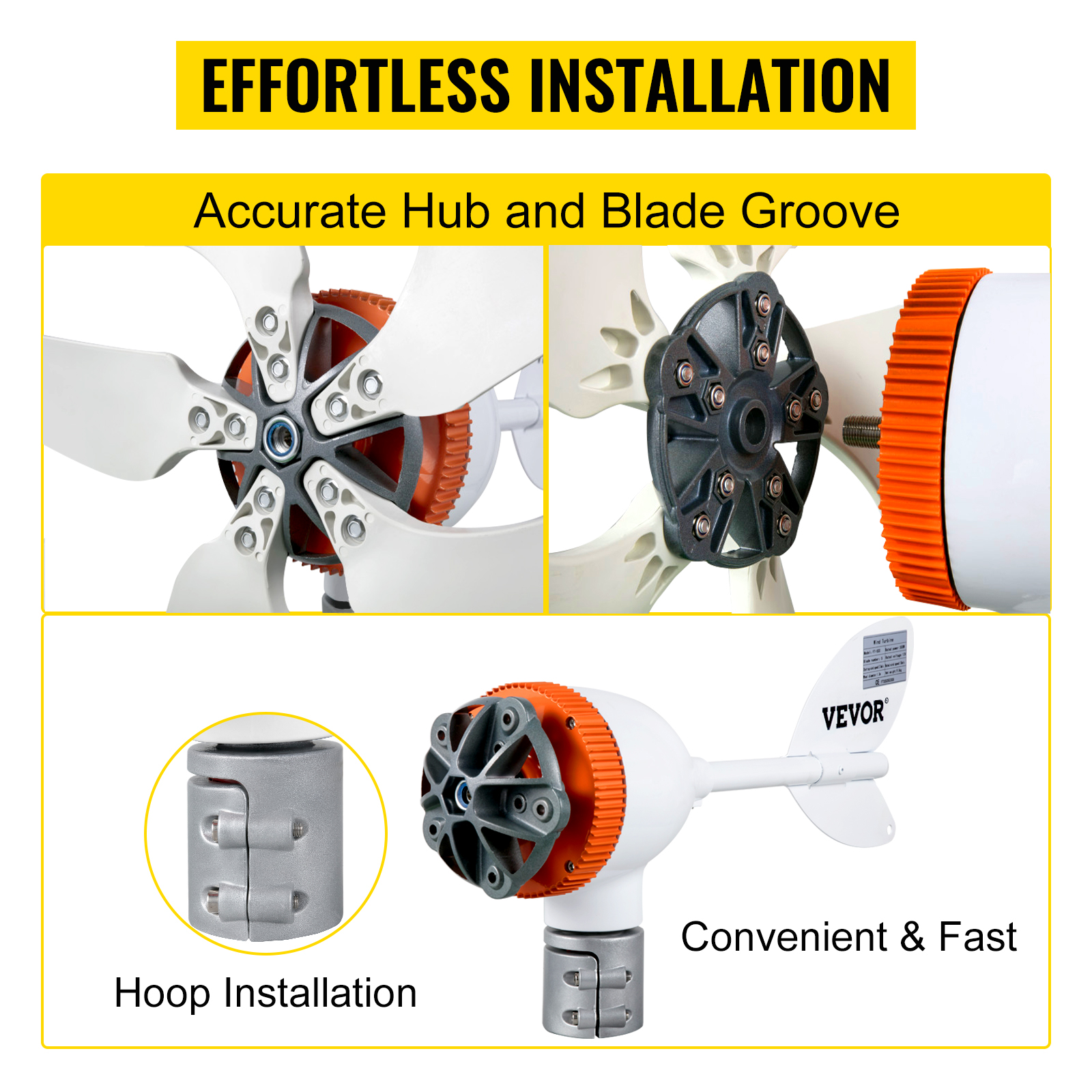 VEVOR Kit Di Generatore Eolico 12V Generatore Con Controller Di Ricarica MPPT A Trifase 500W A 5 Pale In Nylon, Uso Nella Ricarica Per Il Monitoraggio Domestico, Camper, Barche E Altro Uso Domestico -Vendite VIDAXL || LEDVANCE || STEINEL AAHKMJXYDAFdJAOAIMEbOAchsNwF47gfWWMct1uaXzXJCVIqjjVJLqw