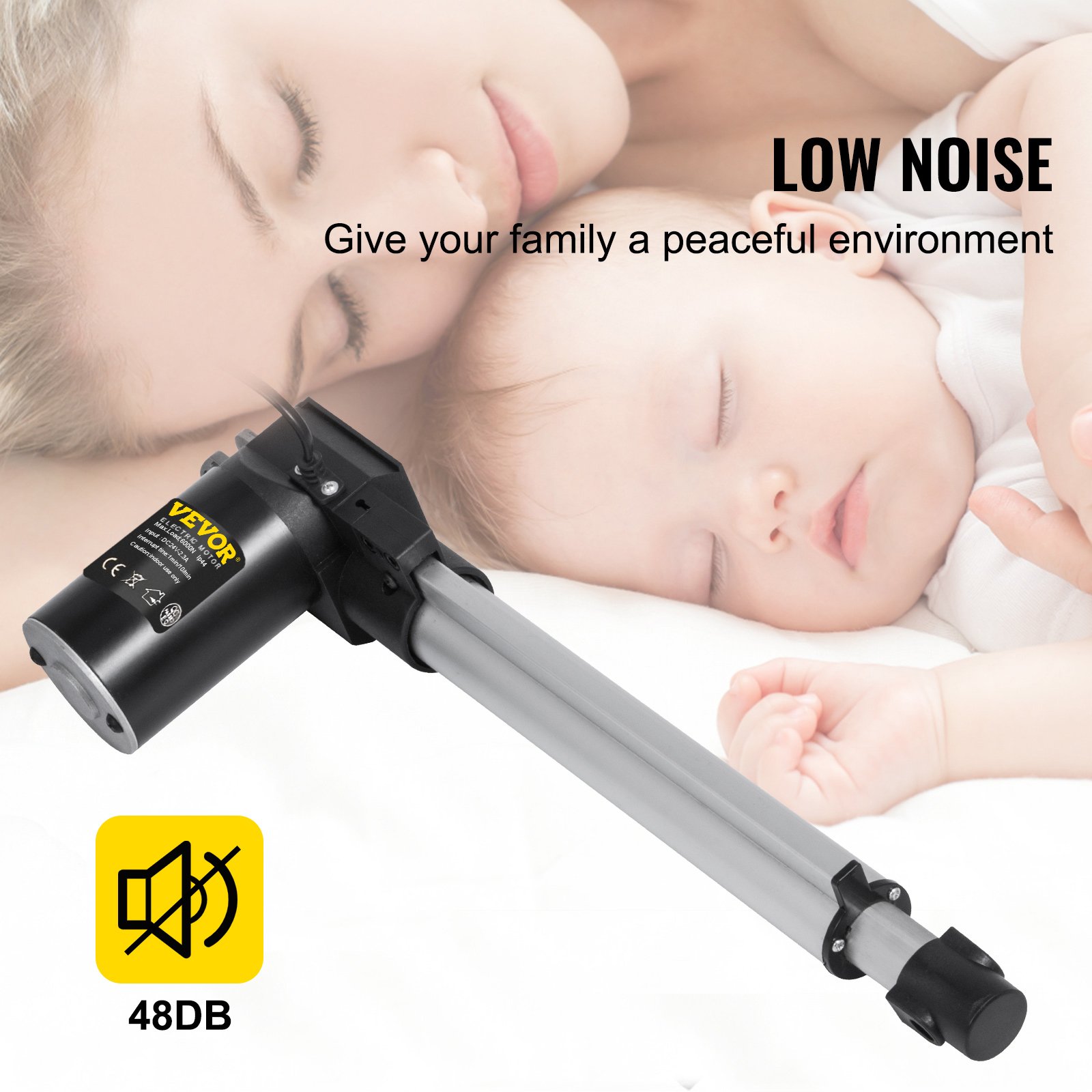 VEVOR Fauteuil Inclinable Electrique De 38-61CM 6000N , Actionneur Lineaire, Moteur De 24V DC, Kit De Remplacement Pour Canape, Fauteuil De Massage -Promos Botani Pro Boutique AAHKMJXYDAFdJAOAIMEbOAchsNwF47gfWWMct1uaXzXJCVIqjjVJLqw cq39v7nX9UaXtlk5Kl17YpC843EQmrJhJljeMKokW