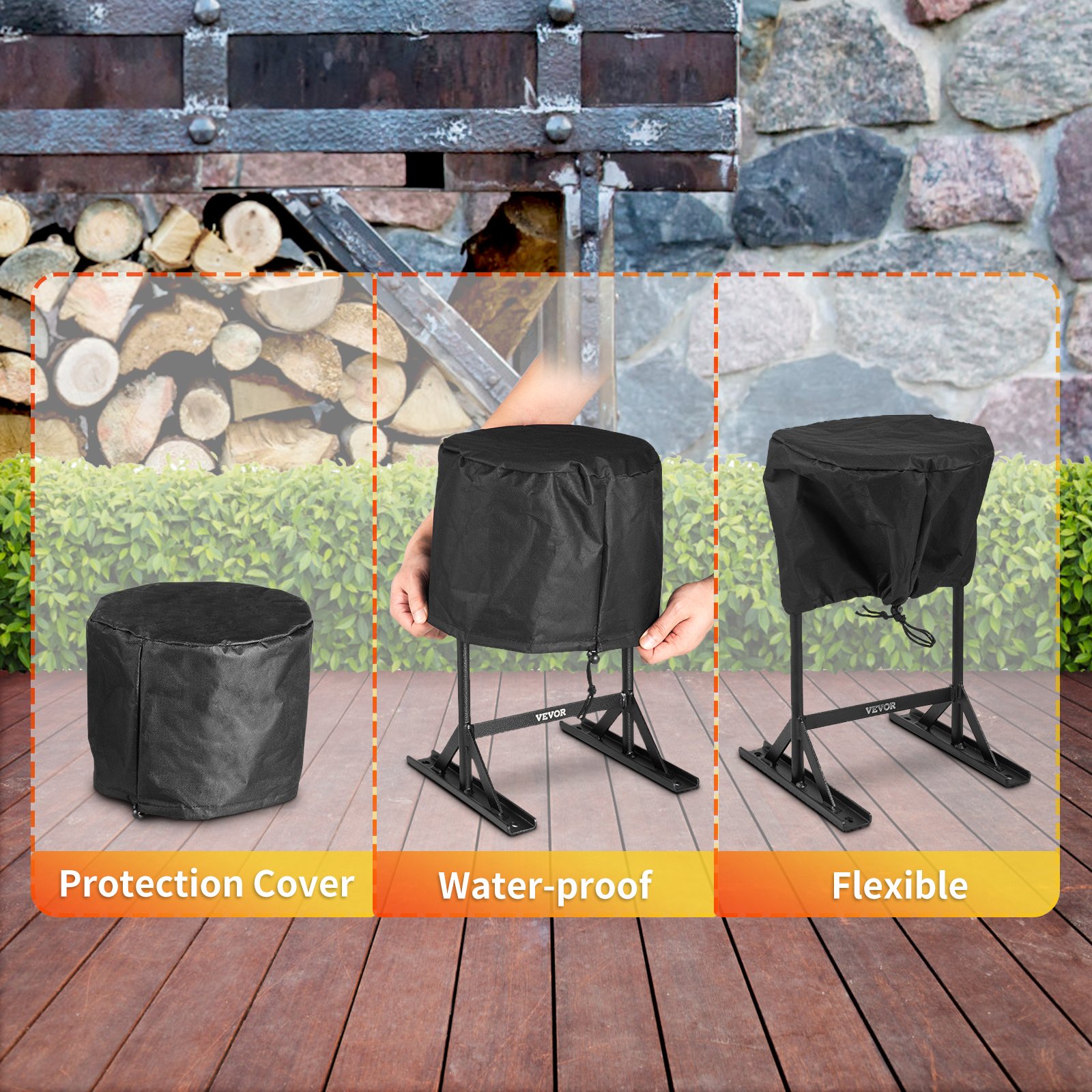 VEVOR Wood Splitter, XL Log Splitter For 8.6" Dia. Wood, Portable "V" Shaped Finger-safty Firewood Cutter, Heavy-duty Solid Steel Wedge Manual Log Maker, With Protection Bag For Home Campsite -Garden Care AAHKMJXYDAFdJAOAIMEbOAchsNwF47gfWWMct1uaXzXJCVIqjjVJLqw cq39v7nX9UaZ1T1eMqNusBnaexl3jgcSS9od R8SG 15atzy5J6hUZeToCv