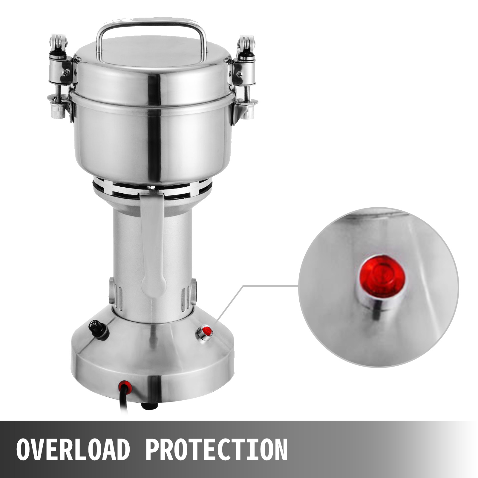 VEVOR Moulin A Grains Electrique Commercial Capacite 350g Broyeur A Cereales En Acier Inoxydable 26000tr/min Concasseur A Mais A Epices Fonction 5 Minutes Machine A Poudre 1400W Pour Cafe Soja Ble -Trixie || Flamingo Soldes Magasin AAHKMJXYDAFdJAOAIMEbOAchsNwF47gfWWMct1uaXzXJCVIqjjVJLqw cq39v7nX9UajsPZAKWTA6gphfgXU7q4vavlW