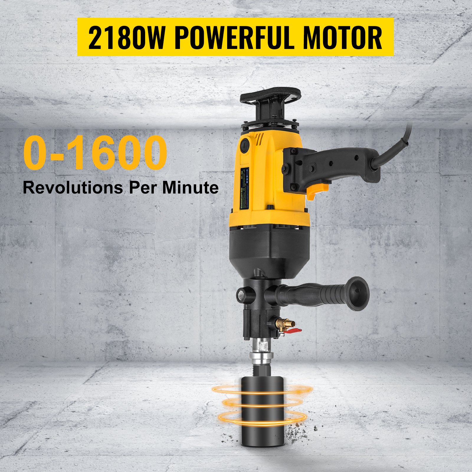 VEVOR Carotteuse A Diamant 160MM Appareil De Forage A Diamant A Main Seche Et Humide Machine De Foret De Carottier A Usage Intensif 2180W  Pour Forage Du Beton Au Diamant Perceuse A Diamant -Magasin D'Outils Électriques AAHKMJXYDAFdJAOAIMEbOAchsNwF47gfWWMct1uaXzXJCVIqjjVJLqw