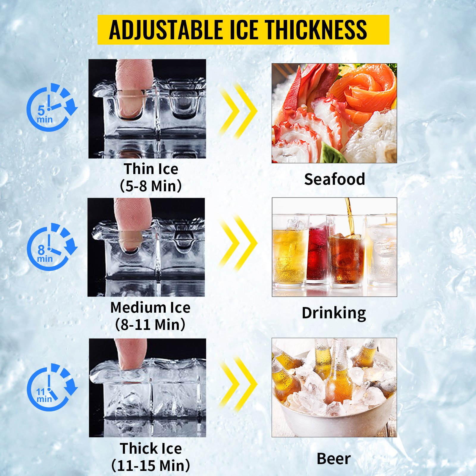 VEVOR Macchina Elettrica Per Ghiaccio Produzione 31,75kg AllOra, Macchina Per Ghiaccio Da Tavolo In ABS Nero, Macchina Per Cubetti Di Ghiaccio Da 350 W Per Vaschetta 36 Pz Con Pannello Di Controllo -Moulinex Negozio AAHKMJXYDAFdJAOAIMEbOAchsNwF47gfWWMct1uaXzXJCVIqjjVJLqw cq39v7nX9UapKvnb1oC0wHzQnI3NhveXqzNl0B4apXQza3uHUXVYZgNb6 th3AHwQeQmfoWbckmKIX6DL 8lQiBhYA3rdvSi