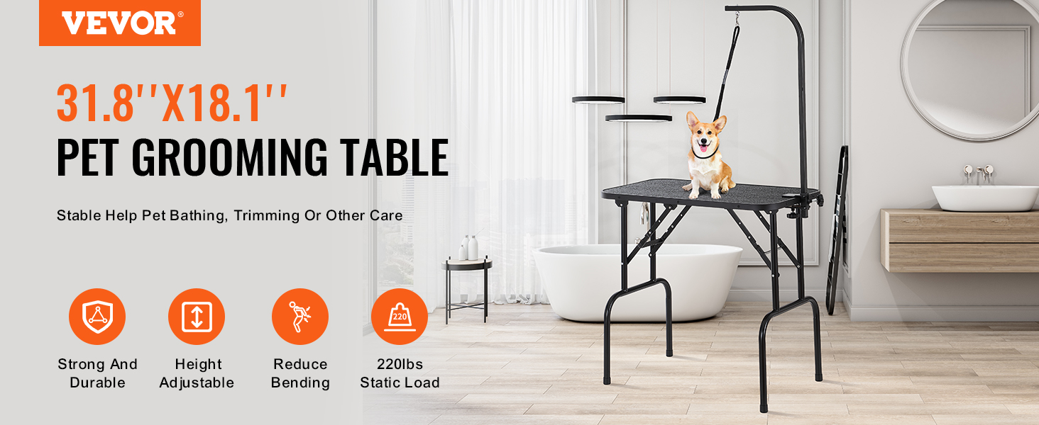 Yaheetech Tavolo Da Toelettatura Cani Tosatura Per Cani Gatti Aniali