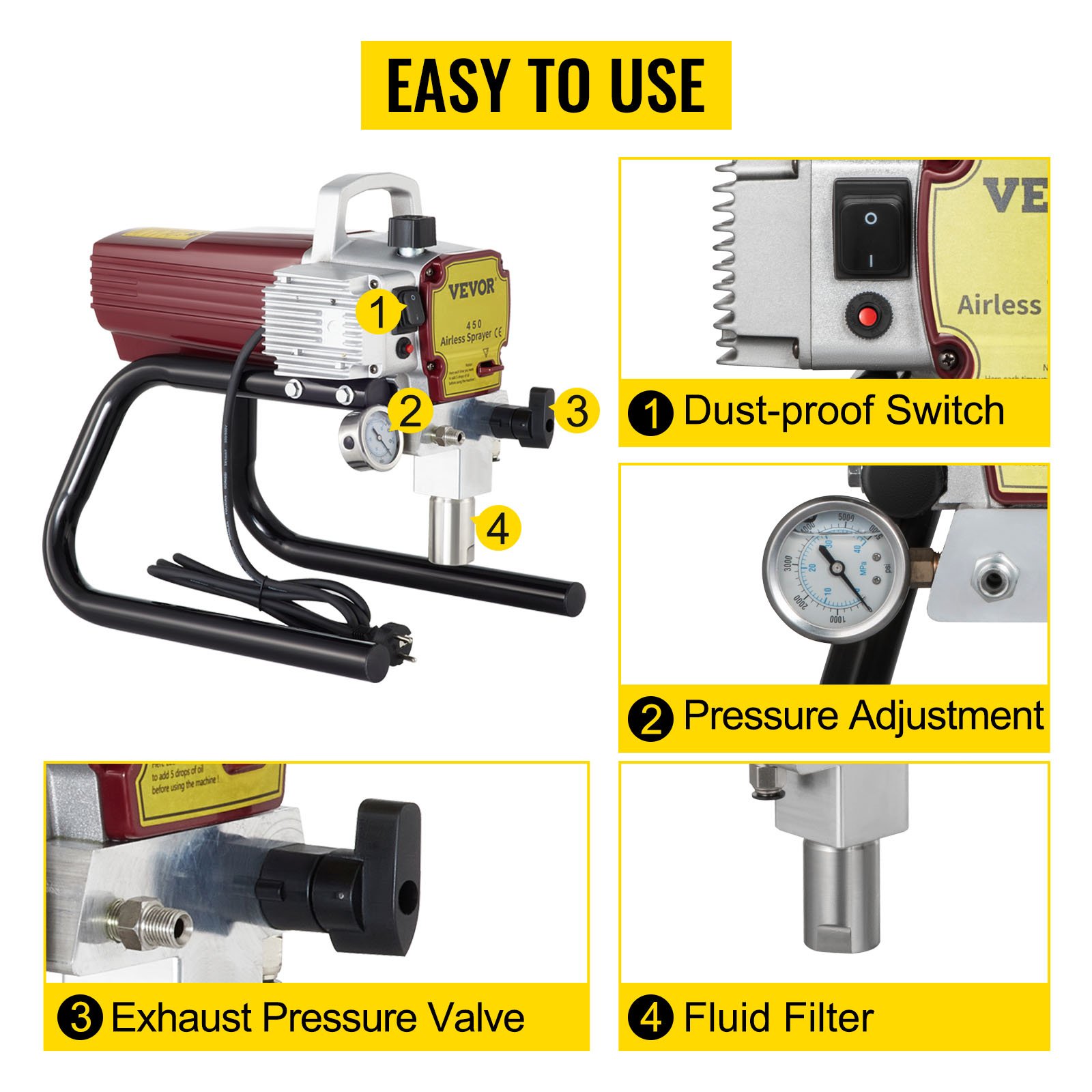 VEVOR 220V Macchina Per Verniciatura A Spruzzo Airless 1800W Pistola A Spruzzo 50Hz Spruzzatore Per Vernice Airless Per Pittura A Parete -Makitae Outlet AAHKMJXYDAFdJAOAIMEbOAchsNwF47gfWWMct1uaXzXJCVIqjjVJLqw cq39v7nX9Uavczr6wB ndyYKD2C1v3HcfQg8hR2tblObxU7gdHZSgAUPd2lUooXHoeGw6K NA3RWrACt