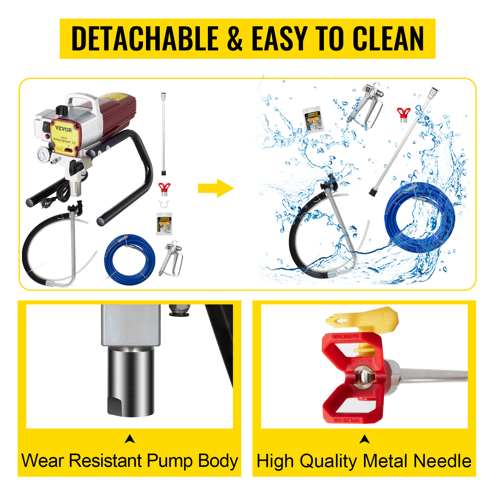 VEVOR 220V Macchina Per Verniciatura A Spruzzo Airless 1800W Pistola A Spruzzo 50Hz Spruzzatore Per Vernice Airless Per Pittura A Parete -Makitae Outlet AAHKMJXYDAFdJAOAIMEbOAchsNwF47gfWWMct1uaXzXJCVIqjjVJLqw cq39v7nX9Uavczr6wB