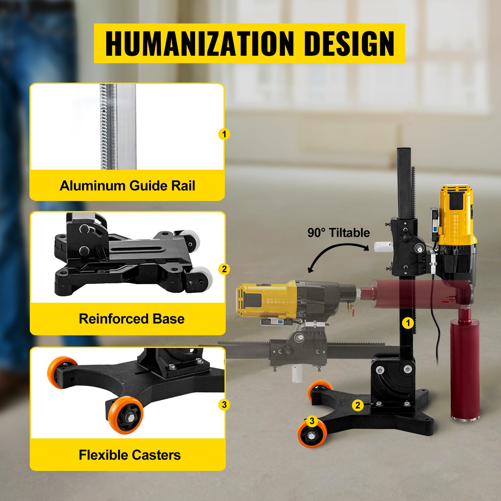 VEVOR Carotteuse A Diamant Diametre 305mm, Perceuse Au Diamant 4800W A Eau, Carotteuse A Beton Avec Roues, Appareil De Forage Diamant Guidage Et Base En Aluminium, Foreuse Au Diamant Poignee Carottier -Makitch Magasin AAHKMJXYDAFdJAOAIMEbOAchsNwF47gfWWMct1uaXzXJCVIqjjVJLqw cq39v7nX9UawMy2aB0bOc1JMAupFWYVf60uZsEtIr9qjSBkWBAnc3AQXSJGvCA2b44Y Zm yGw577pBTo91vryVGBoEln2ZQ