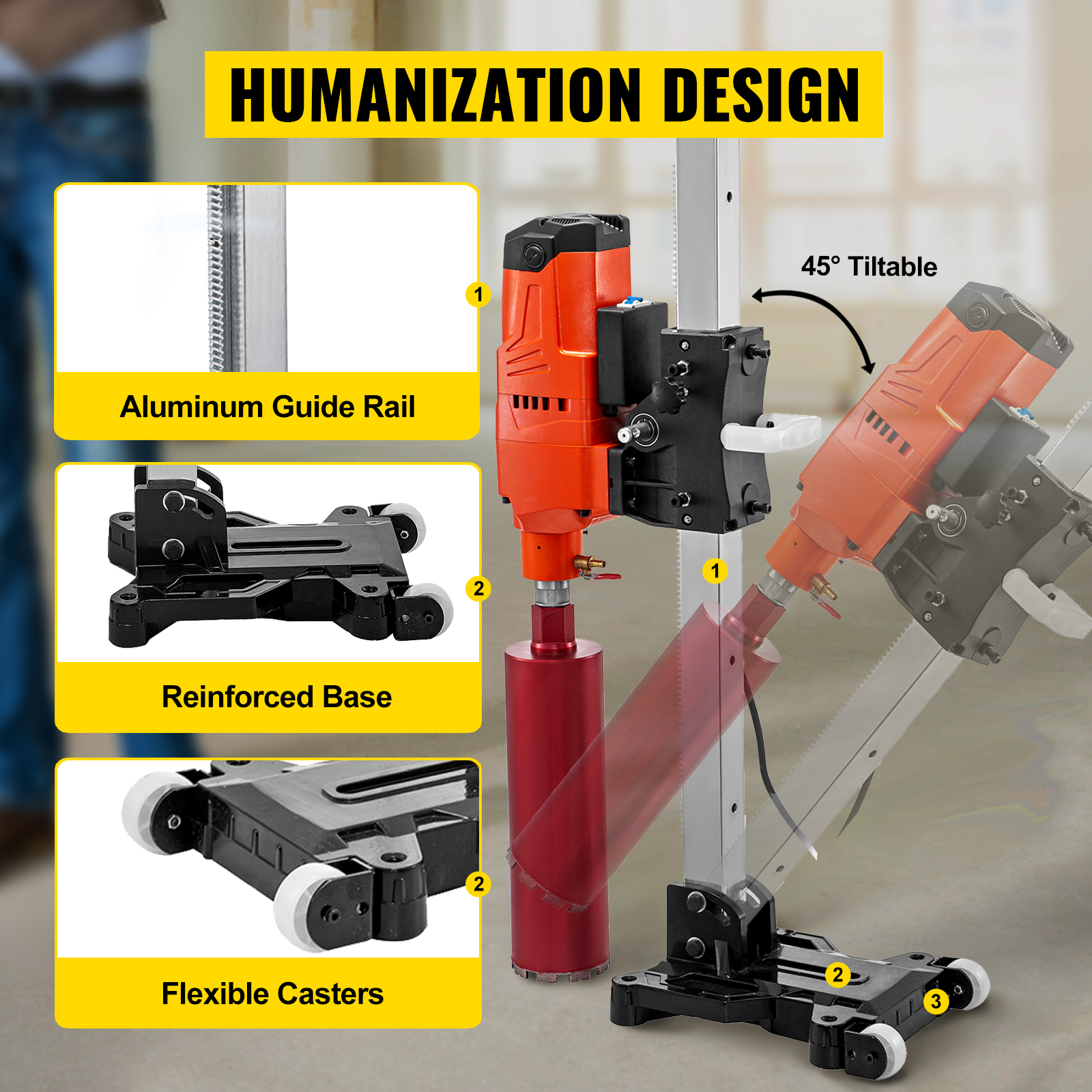 VEVOR Macchina Per Carotaggio Con Base Rotabile A 45 Gradi, Trapano A Colonna 4800w, Trapano A Colonna Da Banco, Con Ingresso In Rame, Core Drill Rig, Usato Nella Perforazione Di Cemento Armato -Makitae Outlet AAHKMJXYDAFdJAOAIMEbOAchsNwF47gfWWMct1uaXzXJCVIqjjVJLqw cq39v7nX9UawMy2aB0bOc1JMAupFWYVfHASO4sHzCJQlM w6BsQhkdJLF42ZUxzvZFCeo3ZL6qgdMNDEtfgPncKHgS ToMZg