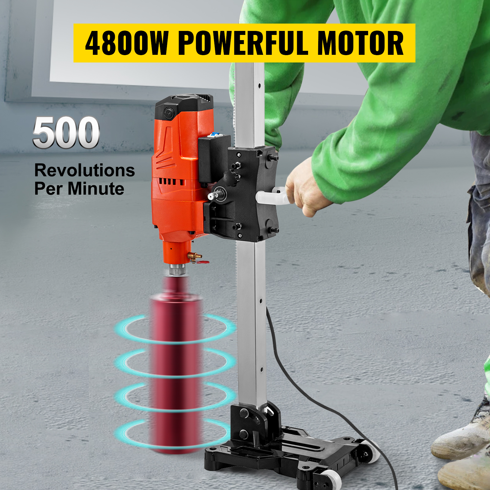 VEVOR Macchina Per Carotaggio Con Base Rotabile A 45 Gradi, Trapano A Colonna 4800w, Trapano A Colonna Da Banco, Con Ingresso In Rame, Core Drill Rig, Usato Nella Perforazione Di Cemento Armato -Makitae Outlet AAHKMJXYDAFdJAOAIMEbOAchsNwF47gfWWMct1uaXzXJCVIqjjVJLqw cq39v7nX9UawMy2aB0bOc1JMAupFWYVfHASO4sHzCJQlM