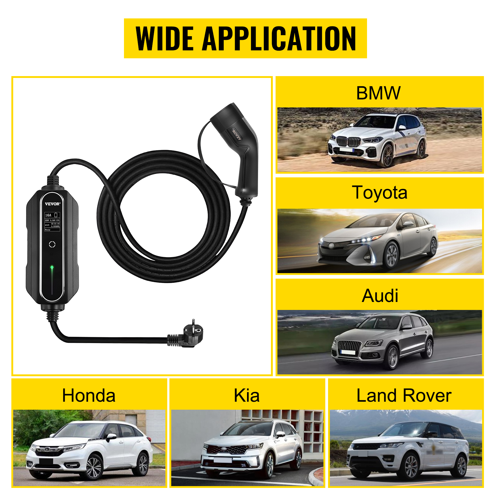 VEVOR Cavo Di Ricarica EV Tipo 2, 16 A 3,6 KW Tipo 2 Ricarica Auto Elettrica Spina Europea Portabile Per I Veicoli Elettrici Europei E I Veicoli Ibridi Plug-in Conformi Allo Standard IEC 62196-2. -Offerta economica Michelin AAHKMJXYDAFdJAOAIMEbOAchsNwF47gfWWMct1uaXzXJCVIqjjVJLqw