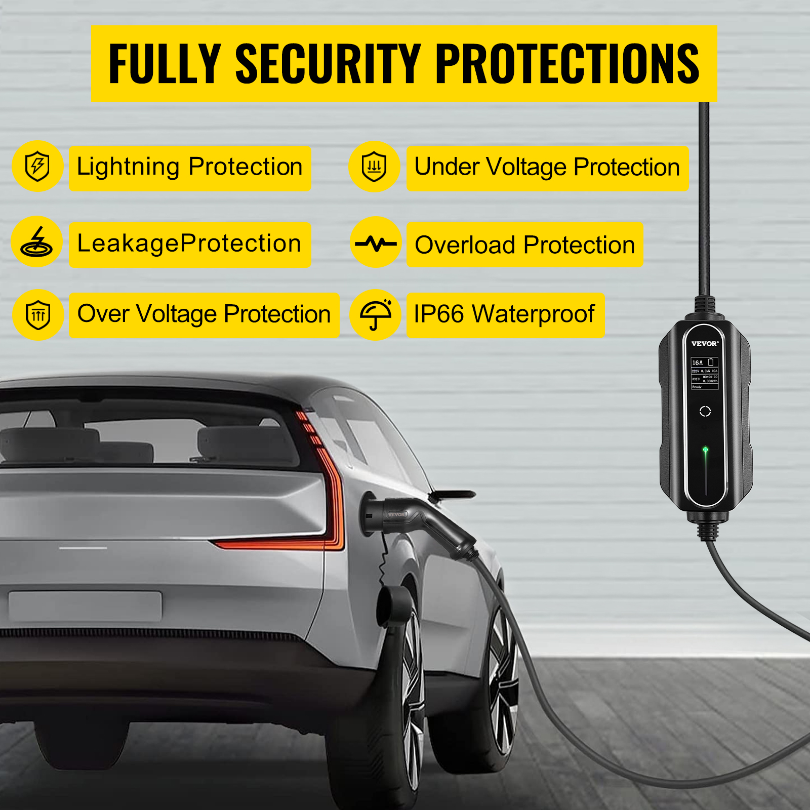 VEVOR Cavo Di Ricarica EV Tipo 2, 16 A 3,6 KW Tipo 2 Ricarica Auto Elettrica Spina Europea Portabile Per I Veicoli Elettrici Europei E I Veicoli Ibridi Plug-in Conformi Allo Standard IEC 62196-2. -Offerta economica Michelin AAHKMJXYDAFdJAOAIMEbOAchsNwF47gfWWMct1uaXzXJCVIqjjVJLqw