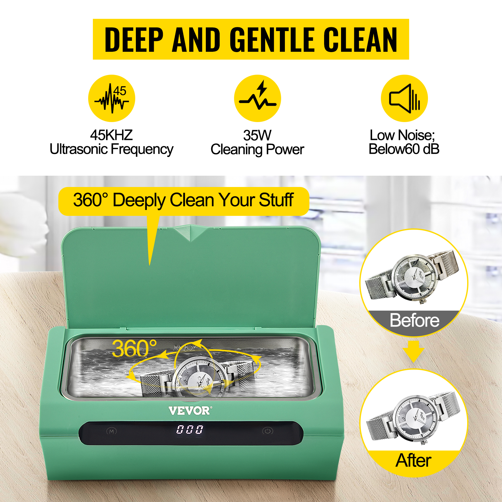 VEVOR Nettoyeur A Ultrasons 500ml Nettoyeur Ultrasons Numerique 40 KHz 35W Nettoyeur Ultrasonique Professionnel Vert,Appareil De Nettoyage Ultrasonique Bac Inox Temps Reglable 0-6min Bijoux Lunettes -Stanleyfaco Magasin AAHKMJXYDAFdJAOAIMEbOAchsNwF47gfWWMct1uaXzXJCVIqjjVJLqw cq39v7nX9UazpS5Wj uE0q9CbKvqyhgH1IbTE5UjkjqBma8U0MFepoYaoz0FX7BpB5rm122M13SUNd9UciptZX8yiihuBCaU