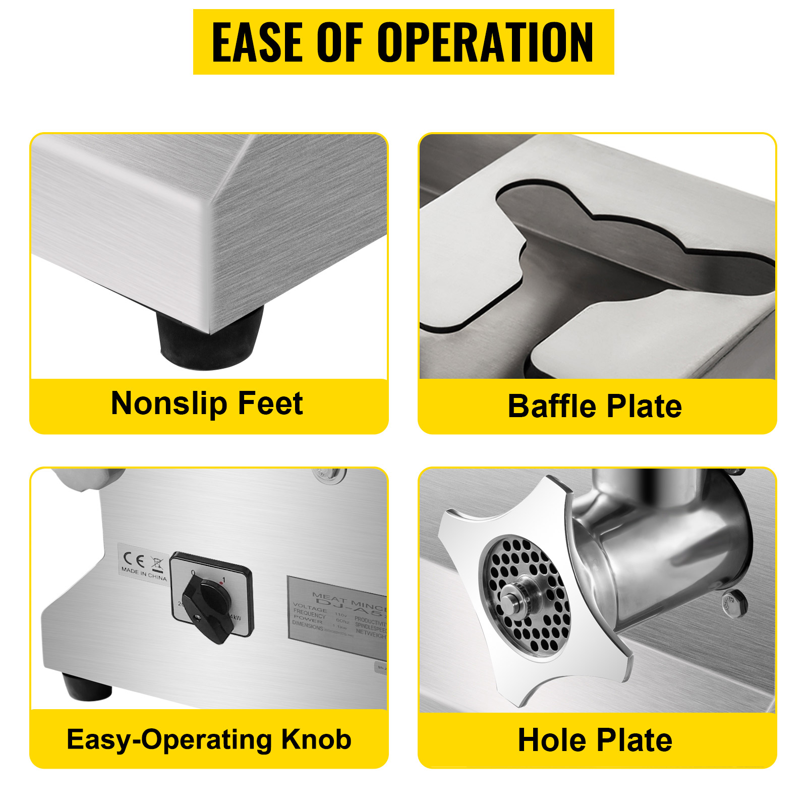 VEVOR Hachoir A Viande Electrique Broyeur A Viande 850w 220v Pour Les Boucheries -Petit Électroménager AAHKMJXYDAFdJAOAIMEbOAchsNwF47gfWWMct1uaXzXJCVIqjjVJLqw cq39v7nX9Ub3IDgGtc7LN2qmFVD