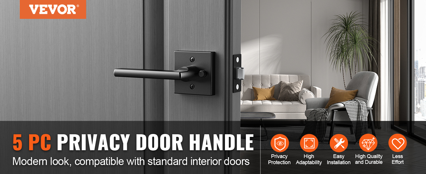 Mandrino 4 Griffe Coppia Di Maniglie Porta In Alluminio 8mm Quadrate - Ricambio Per Porte | Design Moderno Pinko Cintura - Foto 10