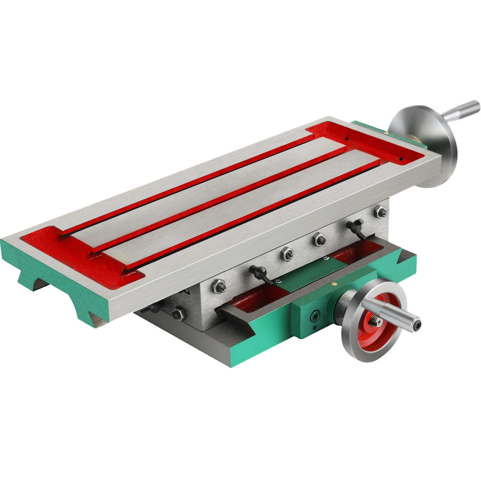 VEVOR 450 x 170 mm Mesa de Fresado de Deslizamiento Compuesto Fresado de Precisión Mesa de trabajo Multifuncional para Todos los Soportes de Perforación