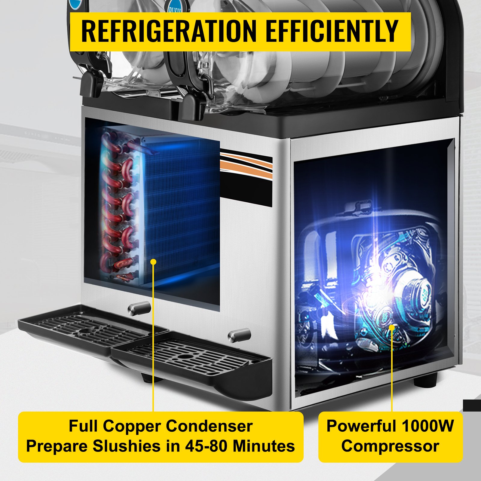 VEVOR Máquina Para Hacer Granizado Comercial 2x15L 1kW Máquina De Granizado De Hielo Comercial -3 A -2 Centígrados Máquina Para Granizada Helado Control De Tanque Separado Pantalla De Luz Bajo Ruido -Cocina Electrodomésticos Ventas AAHKMJXYDAFdJAOAIMEbOAchsNwF47gfWWMct1uaXzXJCVIqjjVJLqw cq39v7nX9UbPhR7BtCcjoPDk A1xOg9DZlbByvBQeK09va ubdALDPsgn2KTMC2SoDSOjcQb9t07bUe16QGgW5zgPAS8T EQ