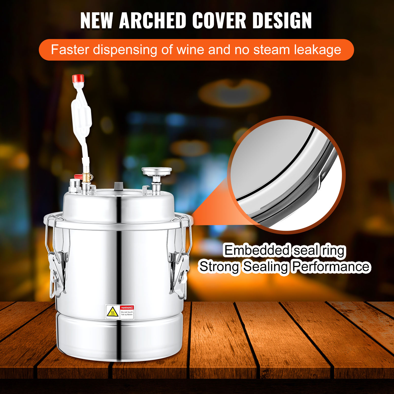 Distillatore Alcol Domestico VEVOR 70L In Acciaio Inox - Con Pompa D'Acqua - Foto 14