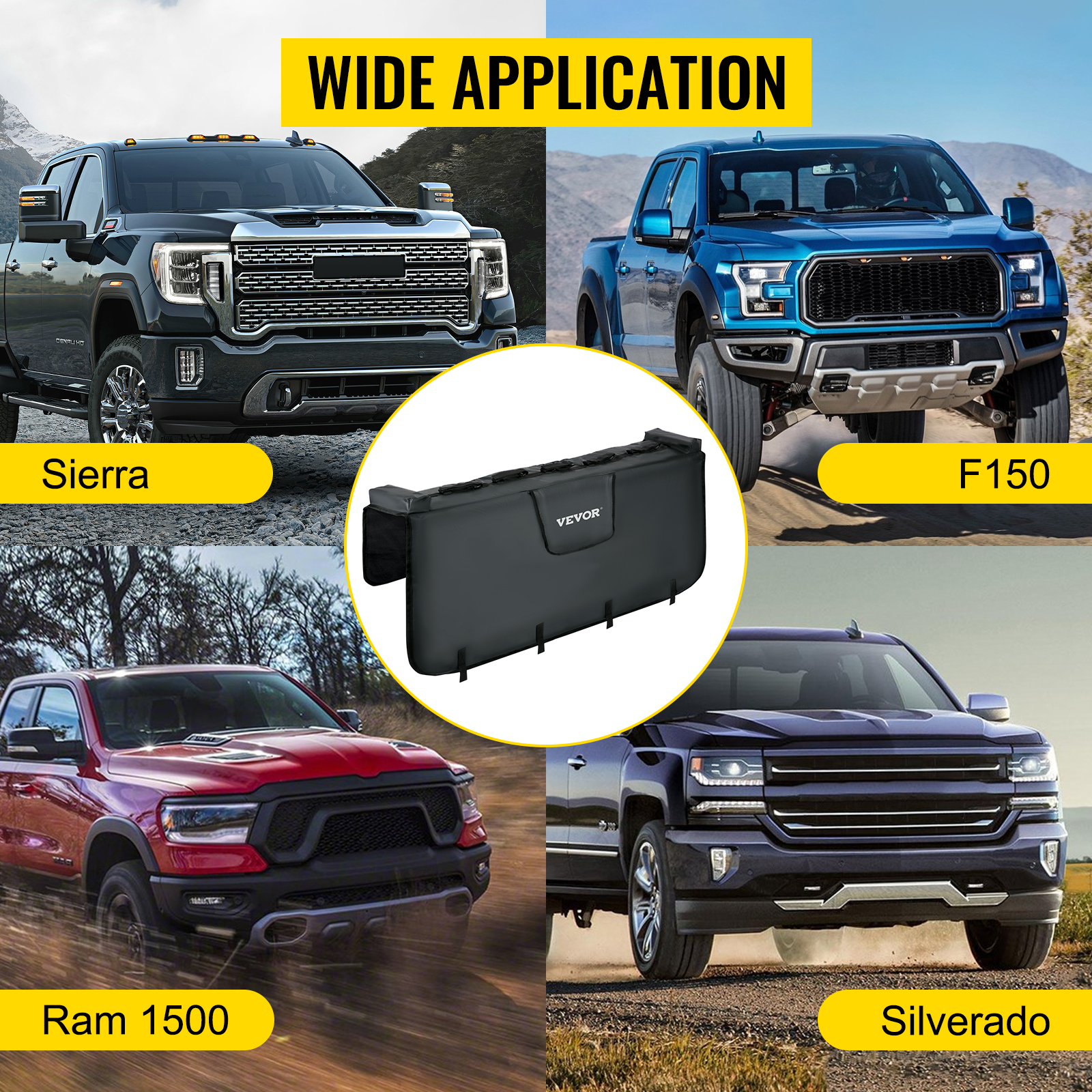 VEVOR Tailgate Pad, 140cm Protezione Per Portellone Posteriore Per 5 Bici, 137x20x50cm Pad Di Protezione Portellone Con 2 Tasca, Pad Portellone In Materiale PVC+Flanella, Pad Del Portellone Del Camion -Offerta economica Michelin AAHKMJXYDAFdJAOAIMEbOAchsNwF47gfWWMct1uaXzXJCVIqjjVJLqw