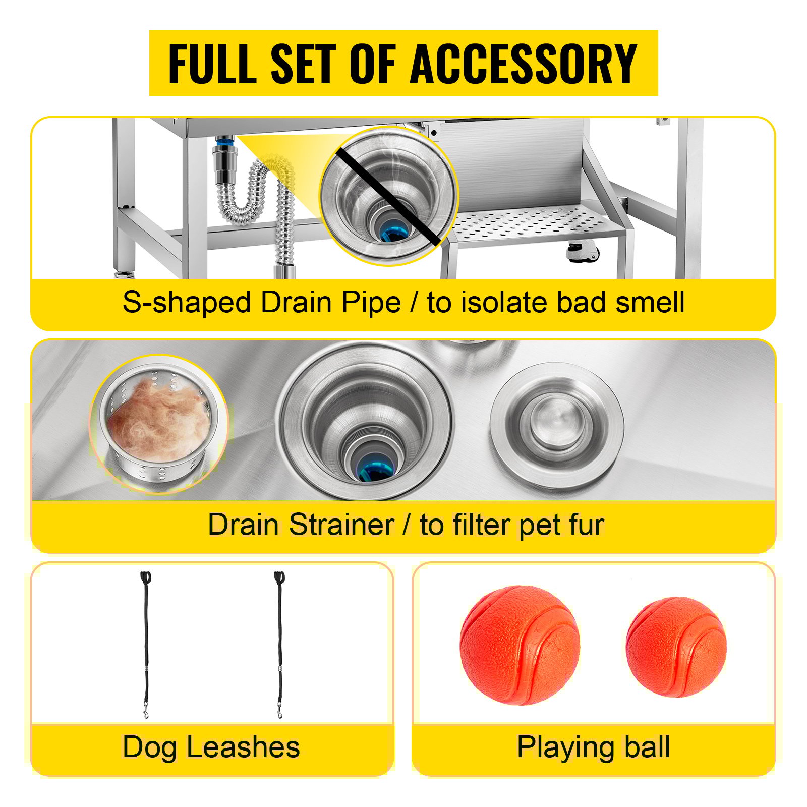 VEVOR Vasca Da Bagno Per Animali Vasca Da Bagno Per Cani, Vasca Da Bagno Per Animali Domestici 50 Pollici, In Acciaio Inossidabile, Con Rubinetto Gradini E Accessori, Stazione Di Lavaggio Per Cani Por -Cibi per cani in Italia AAHKMJXYDAFdJAOAIMEbOAchsNwF47gfWWMct1uaXzXJCVIqjjVJLqw cq39v7nX9Ub uGorveZSQjtbJT OXMQCAiMz3jw9m1uoJg4jiLPnsB8t1dG8r1OXOtYBdsMy1XM=