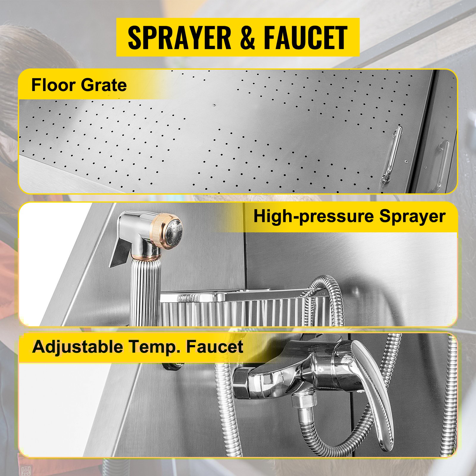 VEVOR Vasca Da Bagno Per Animali Vasca Da Bagno Per Cani, Vasca Da Bagno Per Animali Domestici 50 Pollici, In Acciaio Inossidabile, Con Rubinetto Gradini E Accessori, Stazione Di Lavaggio Per Cani Por -Cibi per cani in Italia AAHKMJXYDAFdJAOAIMEbOAchsNwF47gfWWMct1uaXzXJCVIqjjVJLqw cq39v7nX9Ub uGorveZSQjtbJT OXMQCAiMz3jw9m1uoJg4jiLPnsOaKJM7HwNG7VdH3GT0cR1Q=