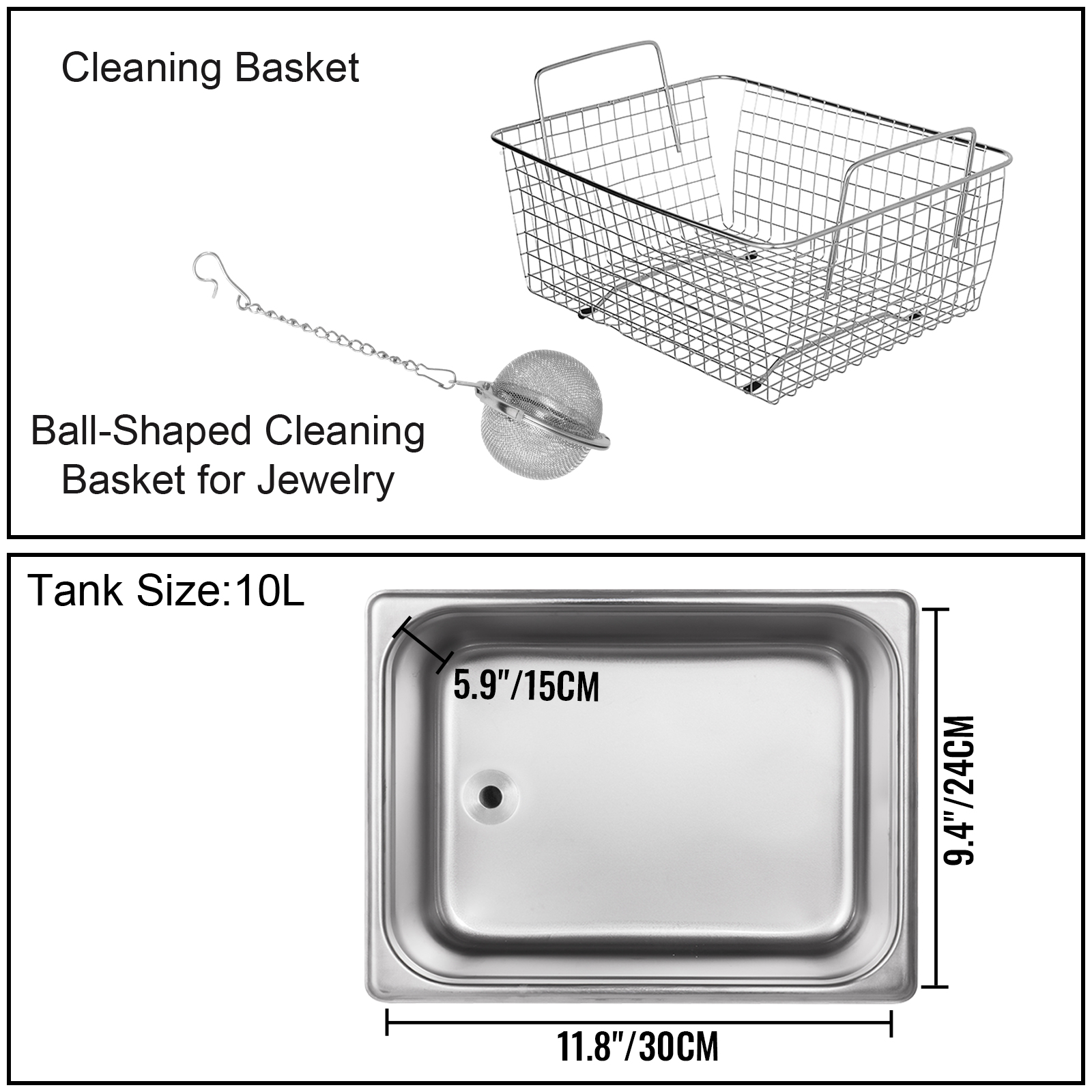 VEVOR Nettoyeur A Ultrasons Avec Minuterie De Chauffage 10 L, Professionnel Nettoyeur A Ultrasons 220 V, Nettoyeur Ultrasons En Acier Inoxydable 40 KHz Pour Nettoyage Des Bagues De Lunettes Instrument -Stanleyfaco Magasin AAHKMJXYDAFdJAOAIMEbOAchsNwF47gfWWMct1uaXzXJCVIqjjVJLqw cq39v7nX9UbcUO39LJp 2C8ifJ