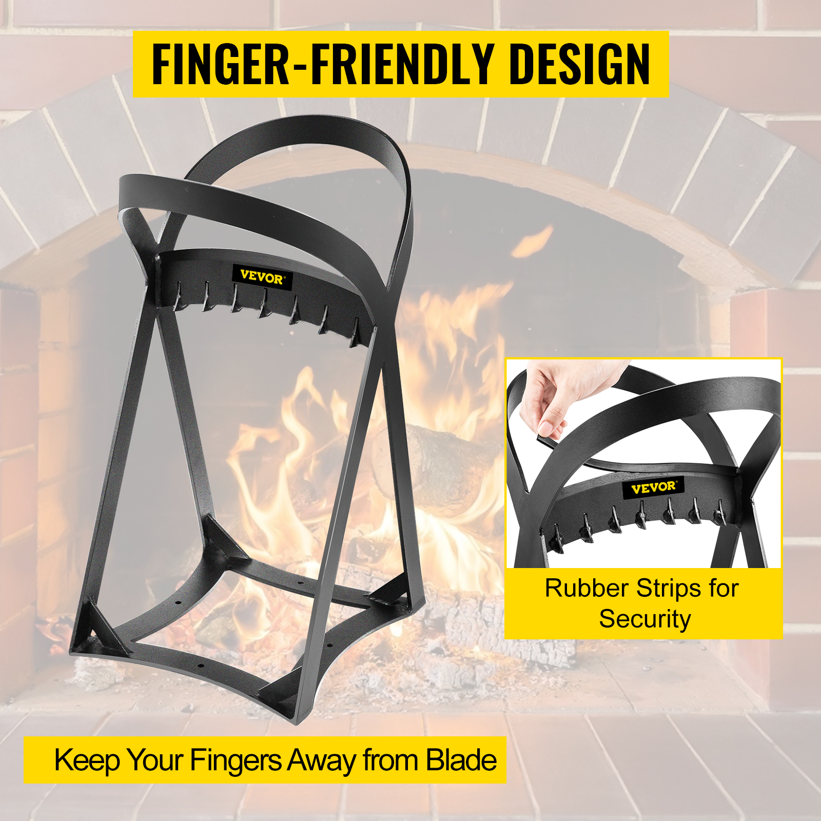 VEVOR Firewood Splitter, Q235 Steel Log Wood Splitter Wedge, For Splitting 8" Diameter Wood Manual Wedge Wood Splitter, 13.2"x20.3" Portable Log Splitting W/ 4 Screws & Blade Cover, For Home, Campsite -Garden Care AAHKMJXYDAFdJAOAIMEbOAchsNwF47gfWWMct1uaXzXJCVIqjjVJLqw cq39v7nX9UbeCaloXdrsEBZJmB4MCF0yKXTSqx6Ze6z o2YZ2b7dlf6zSUvjcSGPaD9Ucu1Z2LW8Js Bqb15b0IYYZlKPTAp