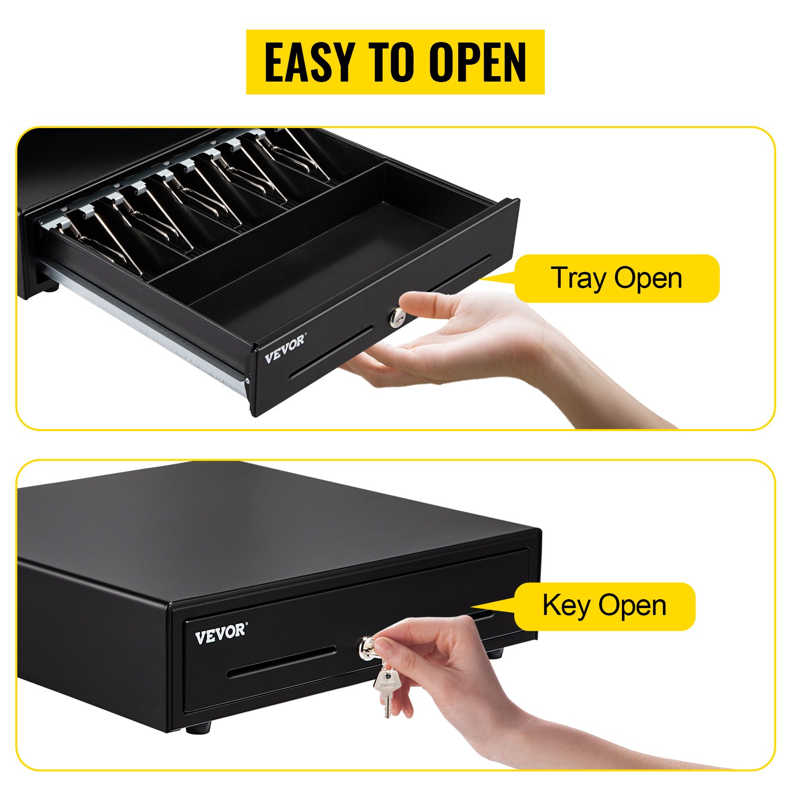 VEVOR Tiroir-Caisse Enregistreuse 41 Cm Tiroir-Caisse Manuel Compartiments 5 Billets 8 Pieces Tiroir De Caisse Enregistreuse Deverrouillage En Appuyant Ou Avec Cles Pour Billets Monnaie POS Restaurant -Promos Matériel Boutique AAHKMJXYDAFdJAOAIMEbOAchsNwF47gfWWMct1uaXzXJCVIqjjVJLqw cq39v7nX9UbeCaloXdrsEBZJmB4MCF0yLoc8Fla Zi6Yni 4peUUq54eNfmEWYLO OHumqJ4