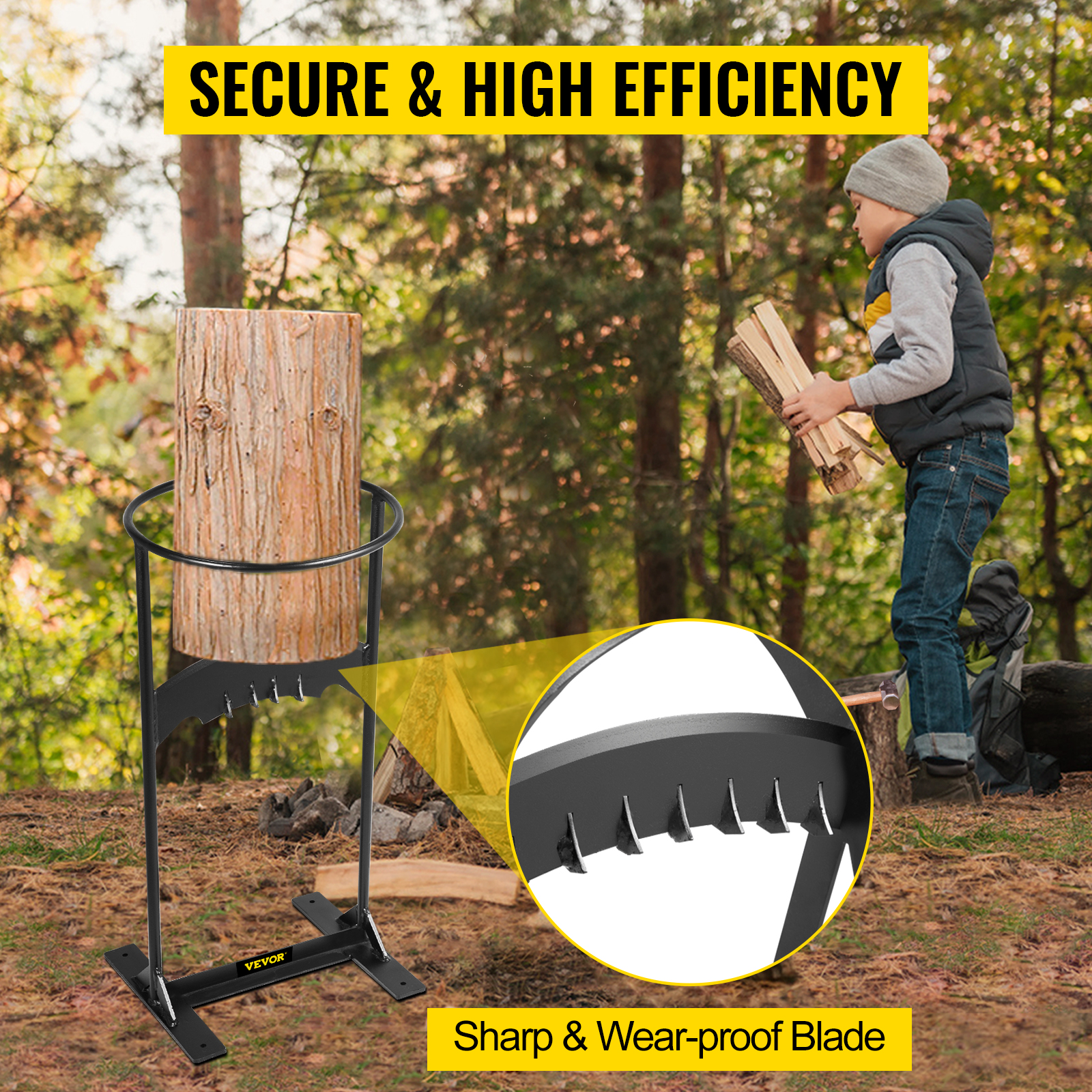 VEVOR Firewood Splitter, Q235 Steel Log Wood Splitter Wedge, For Splitting 8" Diameter Wood Manual Wedge Wood Splitter, 10.8"x21.8" Portable Log Splitting W/ 4 Screws & Blade Cover, For Home, Campsite -Garden Care AAHKMJXYDAFdJAOAIMEbOAchsNwF47gfWWMct1uaXzXJCVIqjjVJLqw cq39v7nX9UbeCaloXdrsEBZJmB4MCF0yQs6q0HcAuoRpHeQNPoR riWklxFSw vDQ3AsMpFOkL95c3Zlst7 emfi4 788GFr
