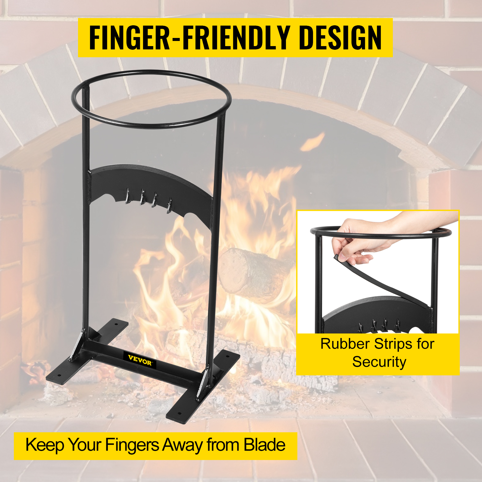 VEVOR Firewood Splitter, Q235 Steel Log Wood Splitter Wedge, For Splitting 6" Diameter Wood Manual Wedge Wood Splitter, 8.3"x17" Portable Log Splitting W/ 4 Screws & Blade Cover, For Home, Campsite -Garden Care AAHKMJXYDAFdJAOAIMEbOAchsNwF47gfWWMct1uaXzXJCVIqjjVJLqw cq39v7nX9UbeCaloXdrsEBZJmB4MCF0yVfFCNS7PvZxyo5PJQv RVHTOsqKWCow23m48q4 a7ukq9SV YiZi2R4Eyp 94BKd