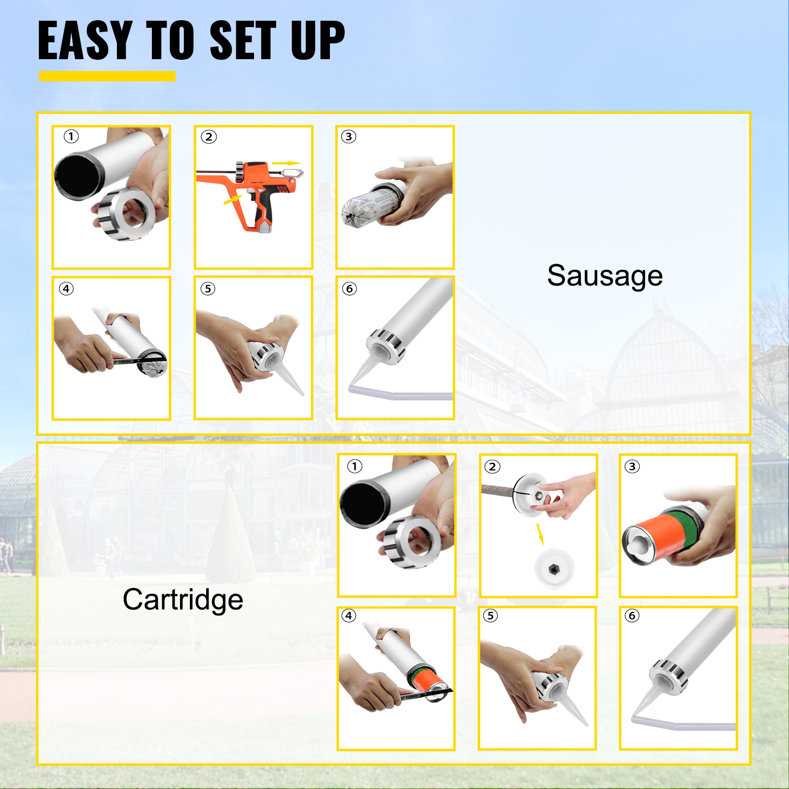 VEVOR Pistolet A Cartouche 12 V Pistolet A Mastic 3800 N Pistolet A Cartouche Mecanique 6 Vitesses Sans Fil Aluminium 0-0,66 Cm/s Avec Batterie Et Chargeur Pour Fissure De Porte/Fenetre/Mur -Pro Outils Soldes Magasin AAHKMJXYDAFdJAOAIMEbOAchsNwF47gfWWMct1uaXzXJCVIqjjVJLqw cq39v7nX9UbhDOXCzyjVAyGuxZ1FjFEnPQ7Lp4 ChV6b7YtSdaMFcHEc3LQW68I3N0Y5ZMcWVisXNg2LsQ5jG y5R5MCBNBC