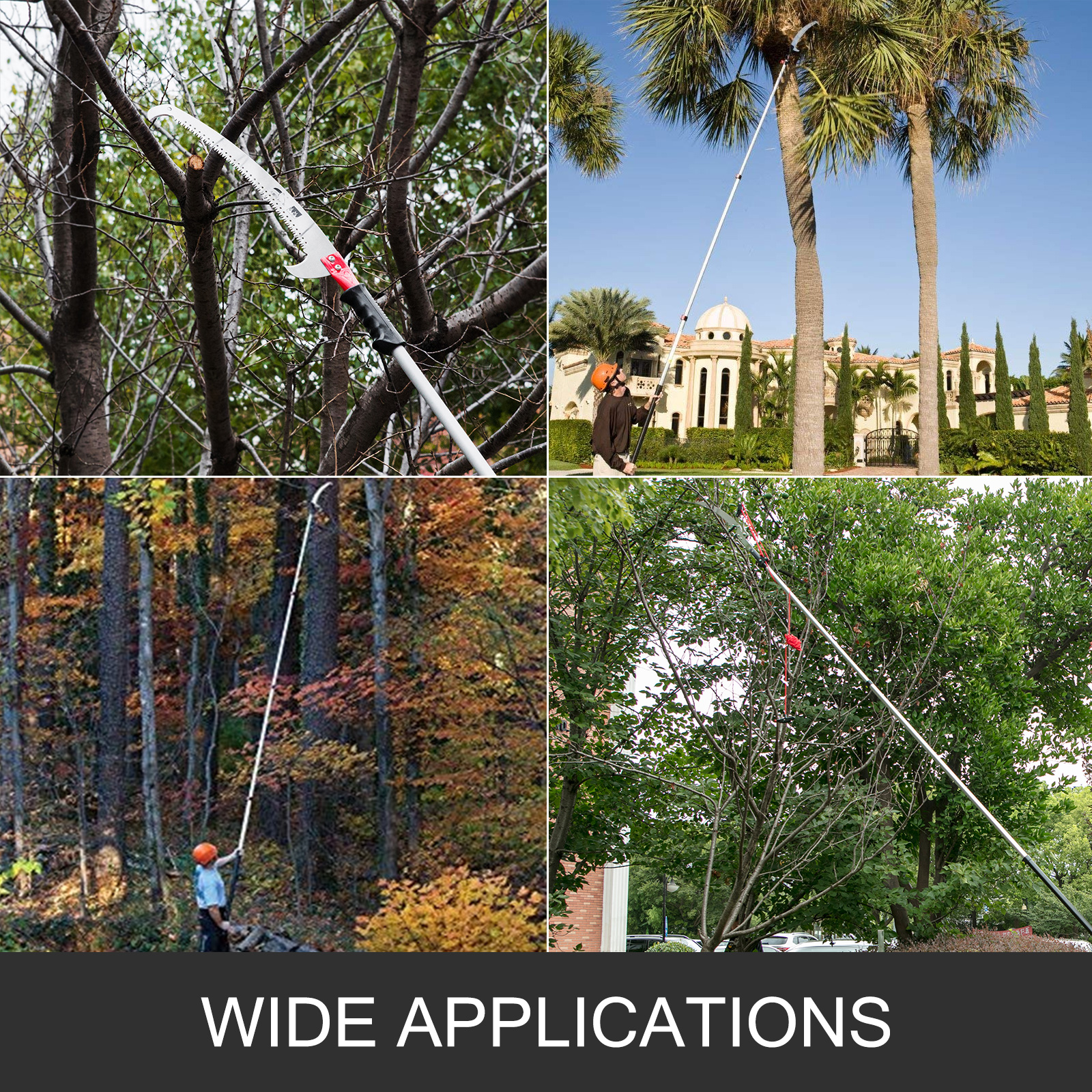 VEVOR Sega Estendibile 7.8M Per Potatura In Acciaio Mn, Temprato Sega Con Impugnatura, Telescopica Lama Per Sega Estensibile, Ideale Per Asta Telescopica -Diserbo Forniture Negozio AAHKMJXYDAFdJAOAIMEbOAchsNwF47gfWWMct1uaXzXJCVIqjjVJLqw