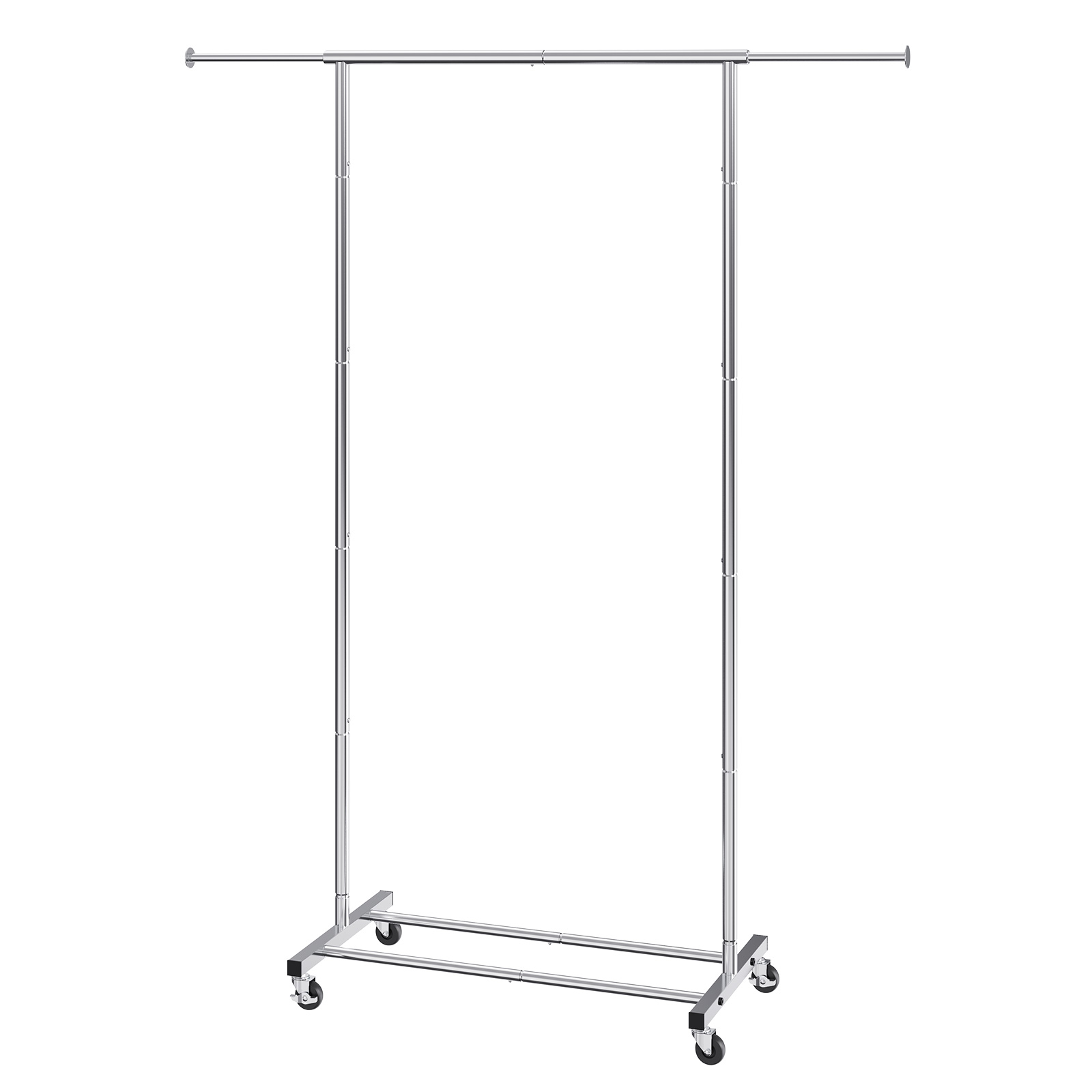 VEVOR Clothes Rack with Wheels, Heavy Duty Clothing Garment Rack with ...