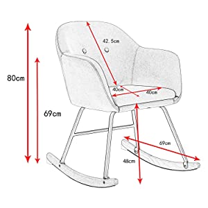WOLTU Fauteuil à Bascule En Velours. Chaise à Bascule. Fauteuil De Relaxation Avec Pieds En Acier Et Patin En Bois. Crème -VIDAXL || Songmics Soldes AAHKMJXYDAFdJAOAIMEbOAchso5 Plz 1MyV6kOm86PMYBb0bqJsPqMUecGxPr3CrDGbkRLu gXFvQ15M8MMHowK