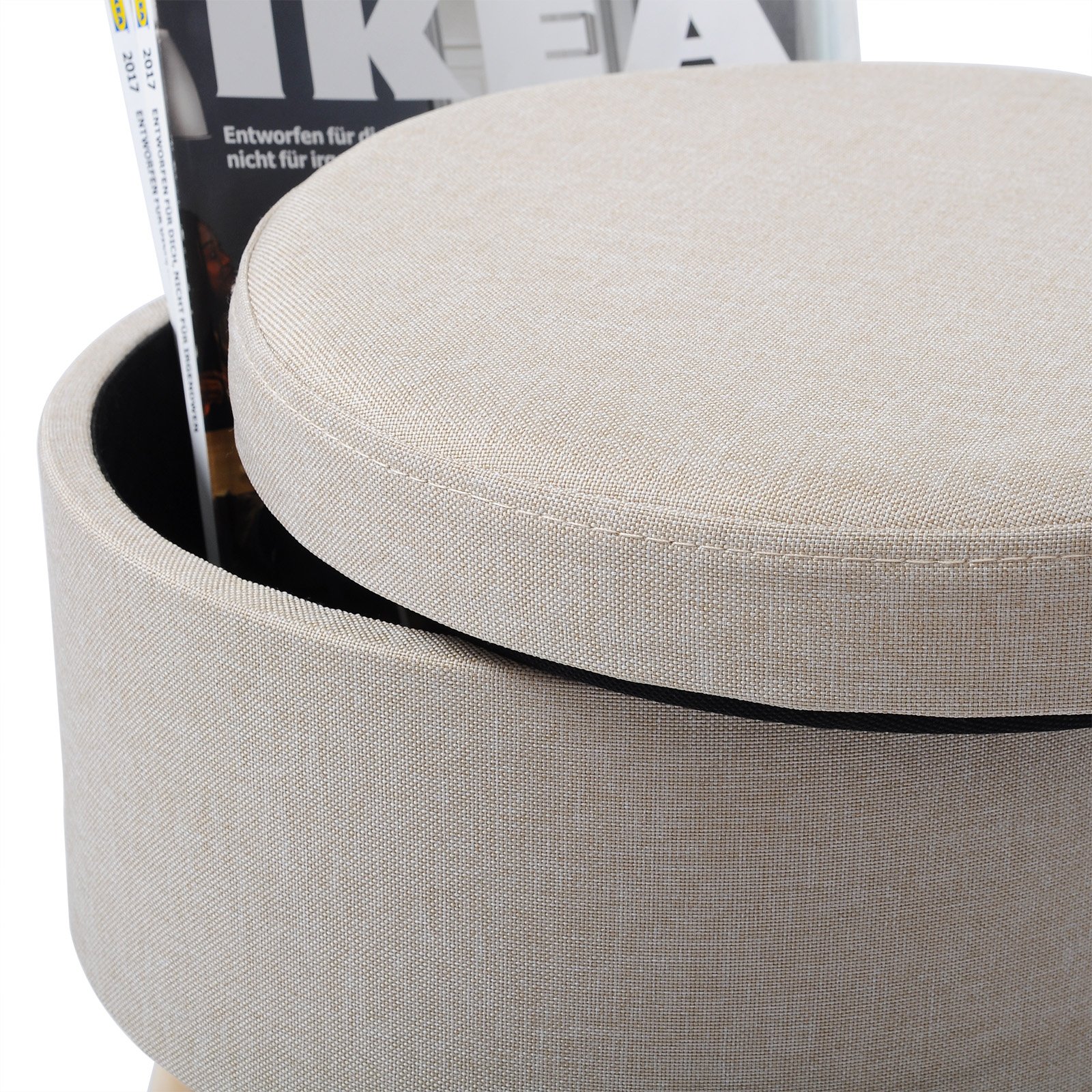 WOLTU Folding Ottoman Storage Box Pouffe Seat Stools Home Chairs Footstools Storage Light Grey -Living Room Furniture Store AAHKMJXYDAFdJAOAIMEbOAchso5 Plz 1MyV6kOm86PMYFZ3XGTiIzXLeNffh kO5b bOW8DTuaUrlGLz7XSdHnB