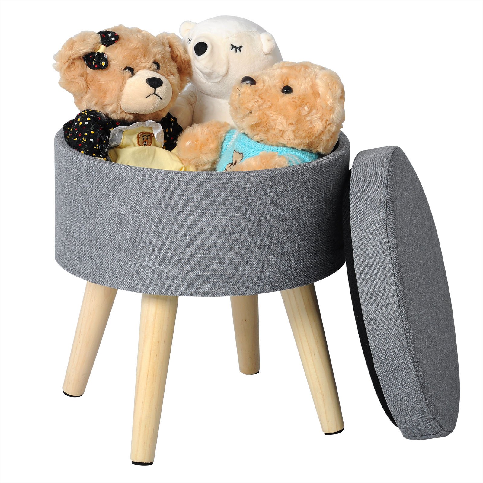 WOLTU Folding Ottoman Storage Box Pouffe Seat Stools Home Chairs Footstools Storage Light Grey -Living Room Furniture Store AAHKMJXYDAFdJAOAIMEbOAchso5 Plz 1MyV6kOm86PMYJDYwmo mvgt6CCj lhO7XR24yR57W m bQnjEJsdRq9