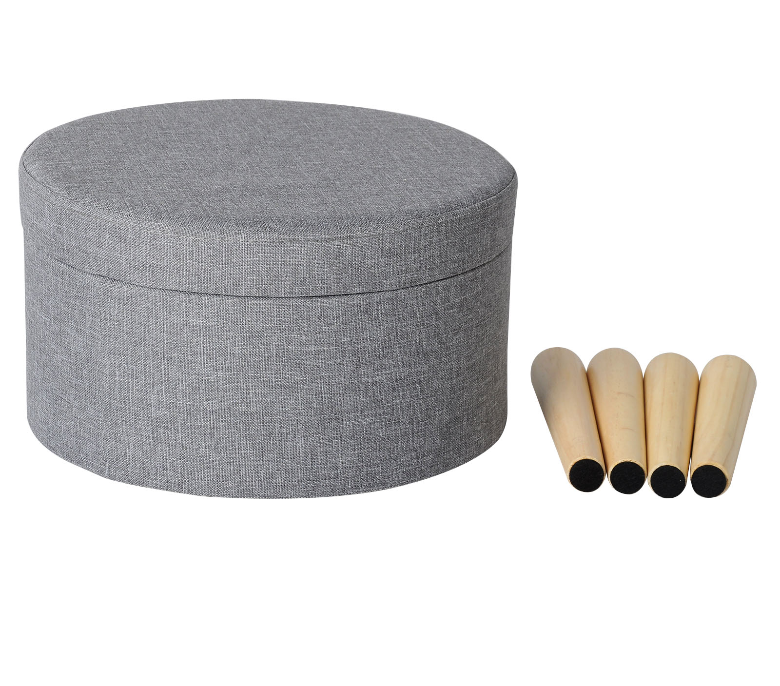 WOLTU Folding Ottoman Storage Box Pouffe Seat Stools Home Chairs Footstools Storage Light Grey -Living Room Furniture Store AAHKMJXYDAFdJAOAIMEbOAchso5 Plz 1MyV6kOm86PMYJDYwmo mvgt6CCj lhO7XRyuzFXtAX6ZM2QWgQJ6BO1