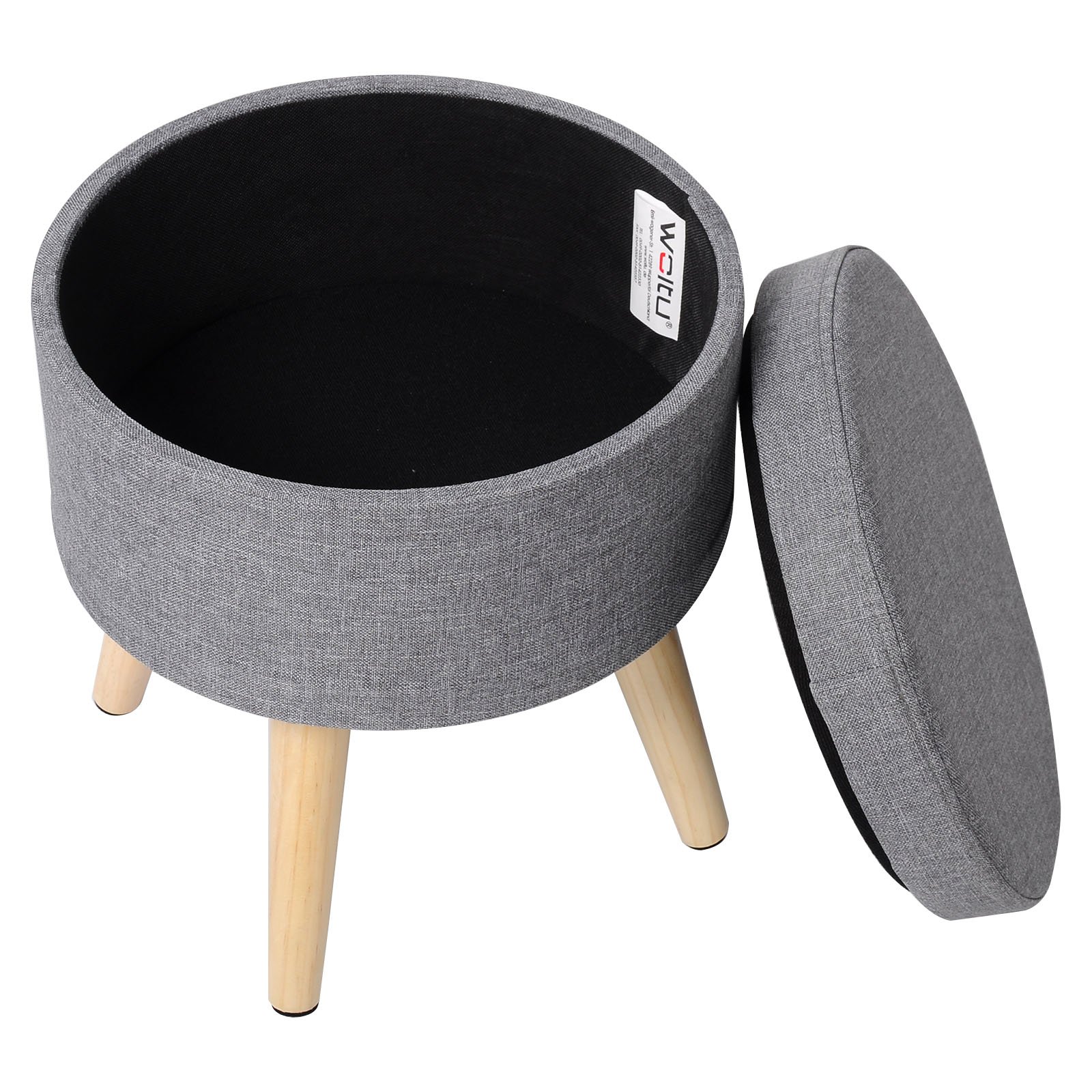 WOLTU Folding Ottoman Storage Box Pouffe Seat Stools Home Chairs Footstools Storage Light Grey -Living Room Furniture Store AAHKMJXYDAFdJAOAIMEbOAchso5 Plz 1MyV6kOm86PMYJDYwmo mvgt6CCj lhO7XTijO8QyfVTy085DWPg L9m