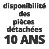 Pièces détachées disponibles pendant 10 ans