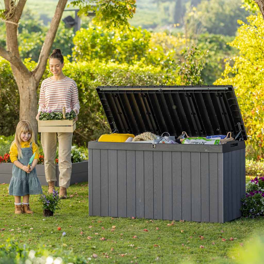 Garden Storage Box Darwin 570 L Grey Keter
