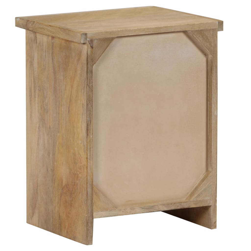 Nachttisch Mangoholz Massiv 40 x 30 x 50 cm