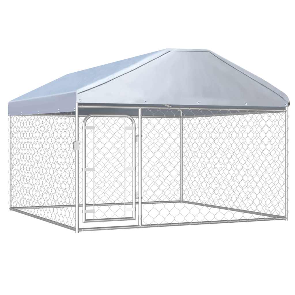 Chenil D'extérieur | Enclos Parc Cage Pour Chiens Avec Toit Pour Chiens 200 X 200 X 135 Cm 68335 -Promos Patto Chou Boutique AAHKMJXYDAFdJAOAIMEbOAchtTzbsWMnceblMk5y4 uJLQAQYAv52fGVXktJK6G75oAHkE3g3IBSps79shtIERKd