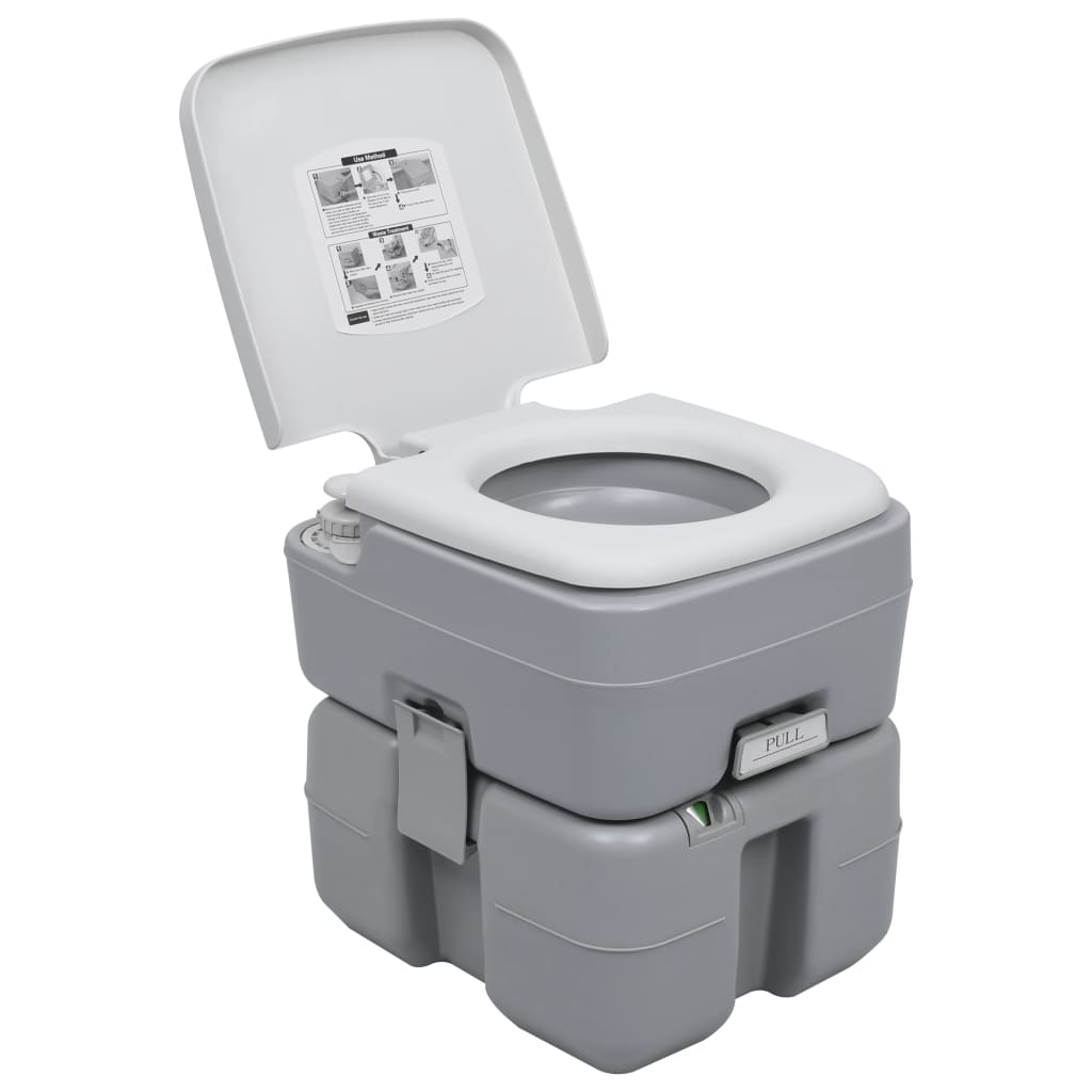 Toilette De Camping | Toilette Portable WC Chimique Gris 20+10 L 16013 -Geberit || Grohe || ALLIBERT Soldes AAHKMJXYDAFdJAOAIMEbOAchtTzbsWMnceblMk5y4