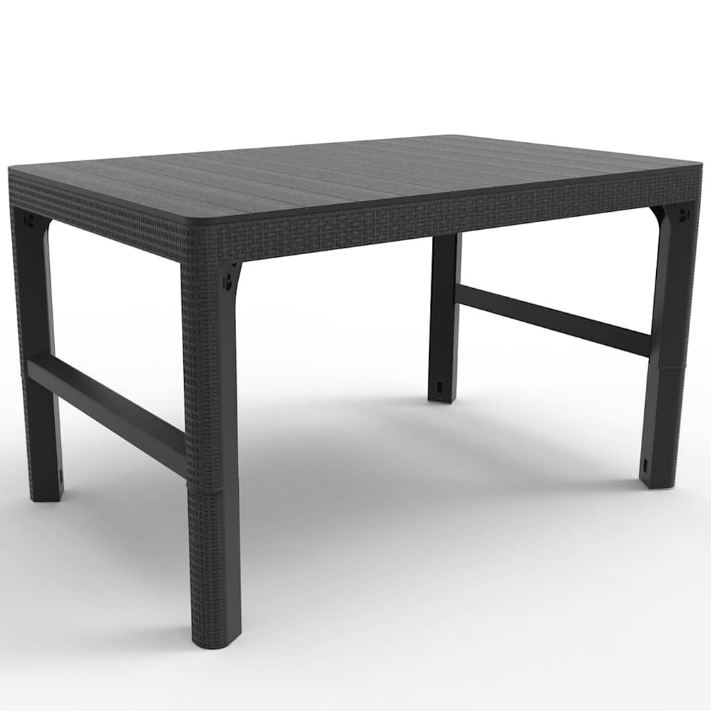 Salon de jardin Table 10 Fauteuils graphite