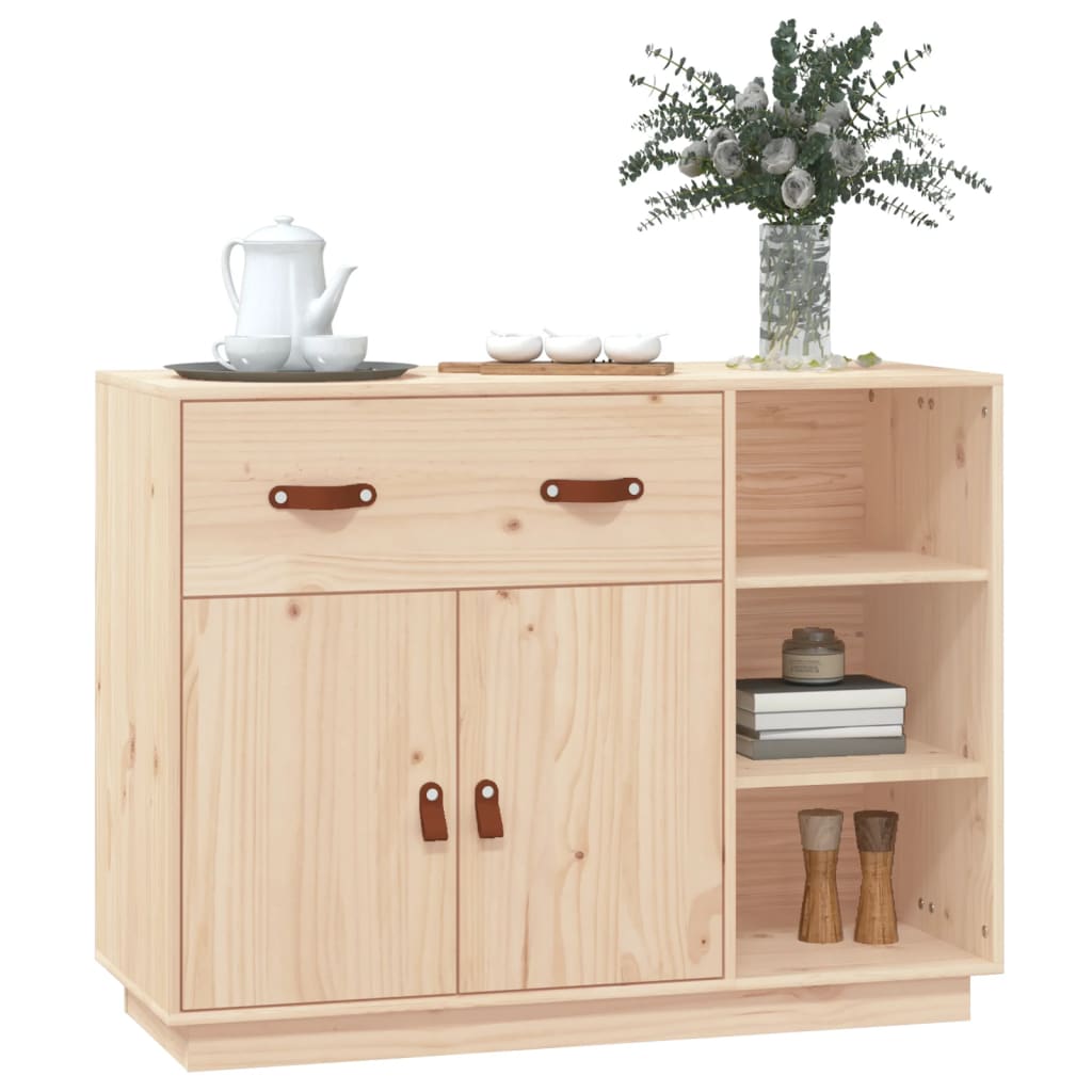 Festnight Credenza, Madia Cucina, Credenza Soggiorno Moderno, Mobile Cucina,  Credenza Cucina, Madia 113,5x43x73 cm in Legno Massello di Pino :  : Casa e cucina