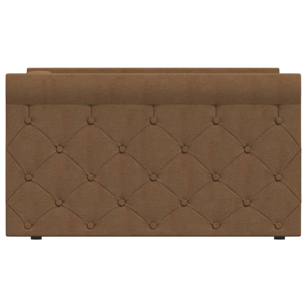 Letto Singolo Con Materasso Moderno Dormeuse USB Marrone In Tessuto 90x200 Cm ITD27156 -Armonia Casa AAHKMJXYDAFdJAOAIMEbOAchtTzbsWMnceblMk5y4 uJLQj