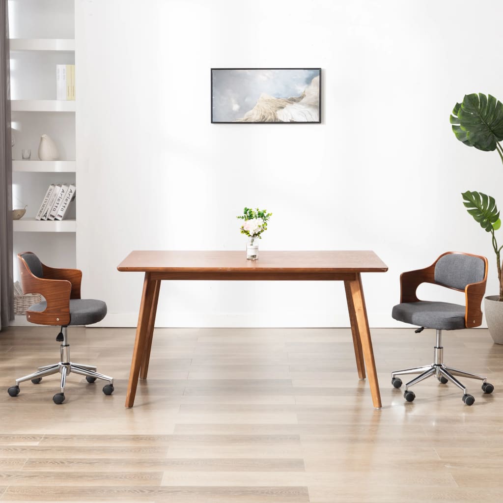 Silla ergonómica de oficina ejecutiva con soporte lumbar, tela de lino,  sillas de escritorio para oficina en casa, brazos abatibles con ruedas,  color