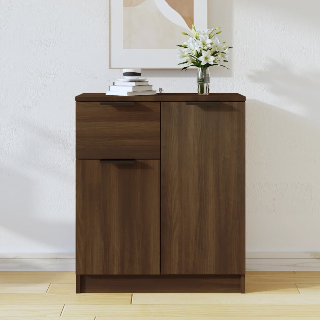 Gecheer Küchen Hängeschrank Kalmar - 80x60cm In Braun Eiche