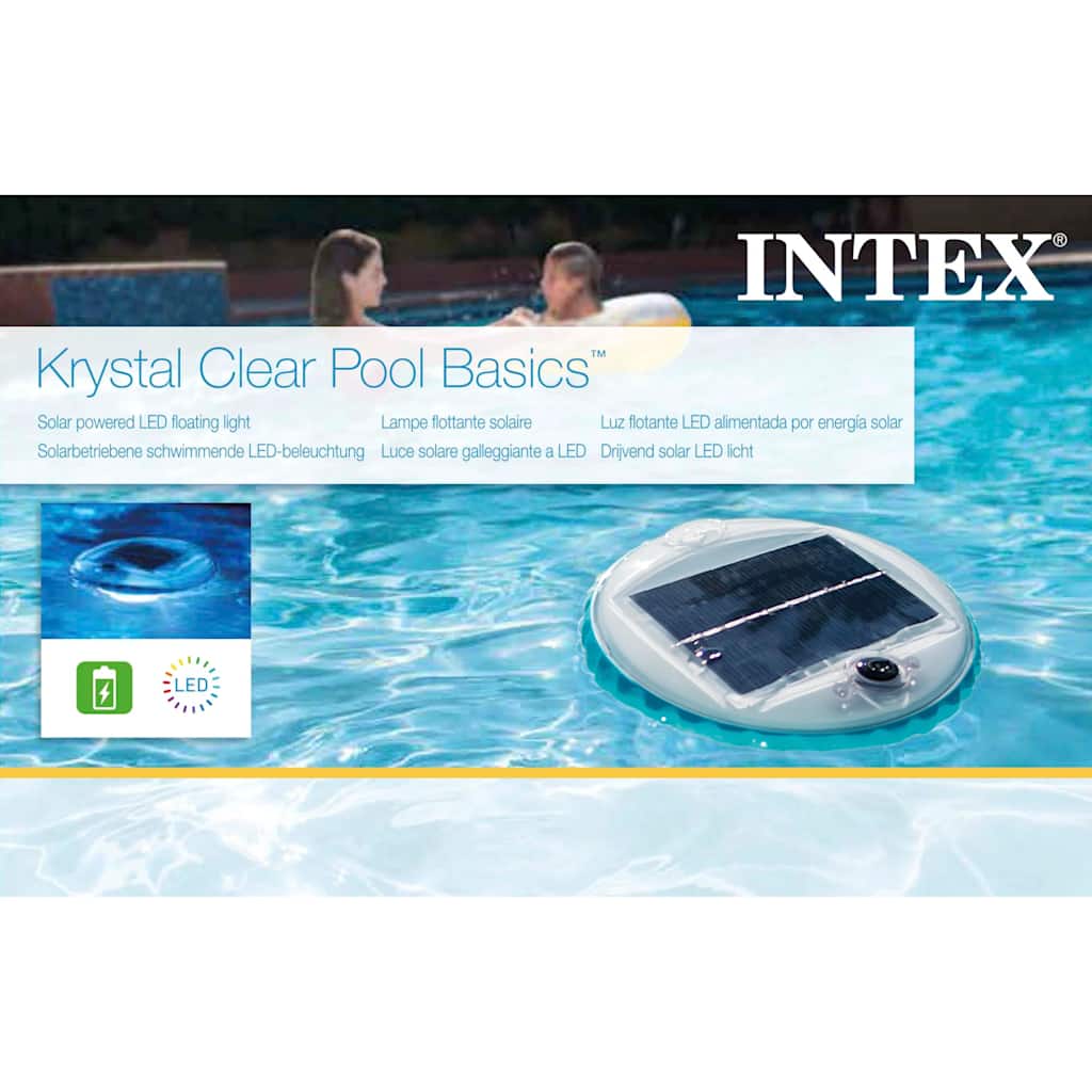 Lampes Solaires Pour Piscine, Avec Distributeur De Chlore Flottant Pour Piscine Et Spa Eclairage Solaire Colore 96654767